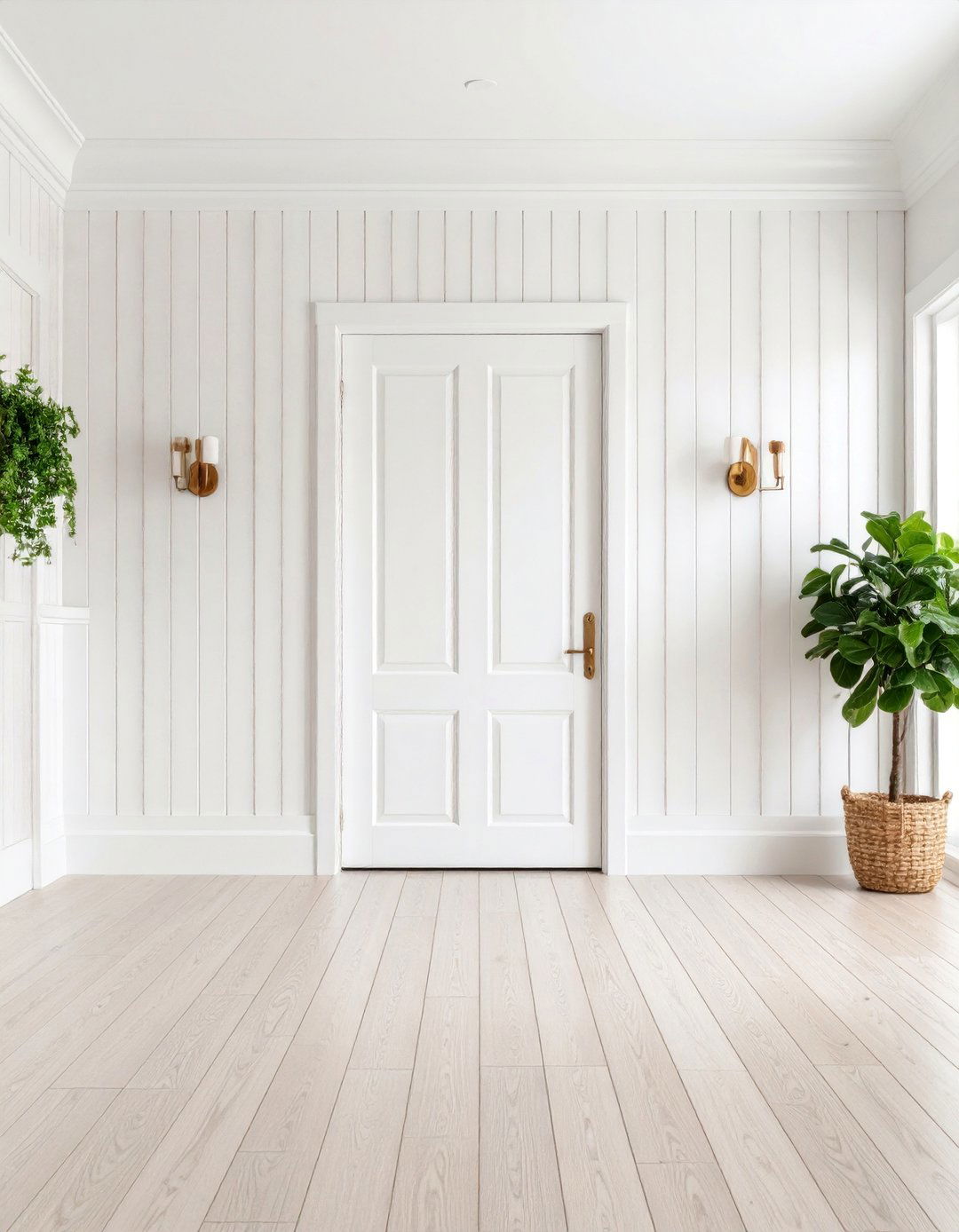 Classic Board and Batten Accent Wall - 25 Wood Trim Accent Wall Ideas