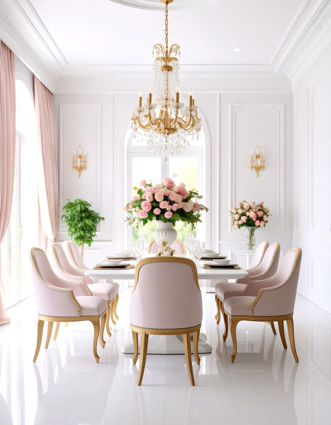Classic Crisp White for Fresh Elegance - 25 Dining Room Paint Colors
