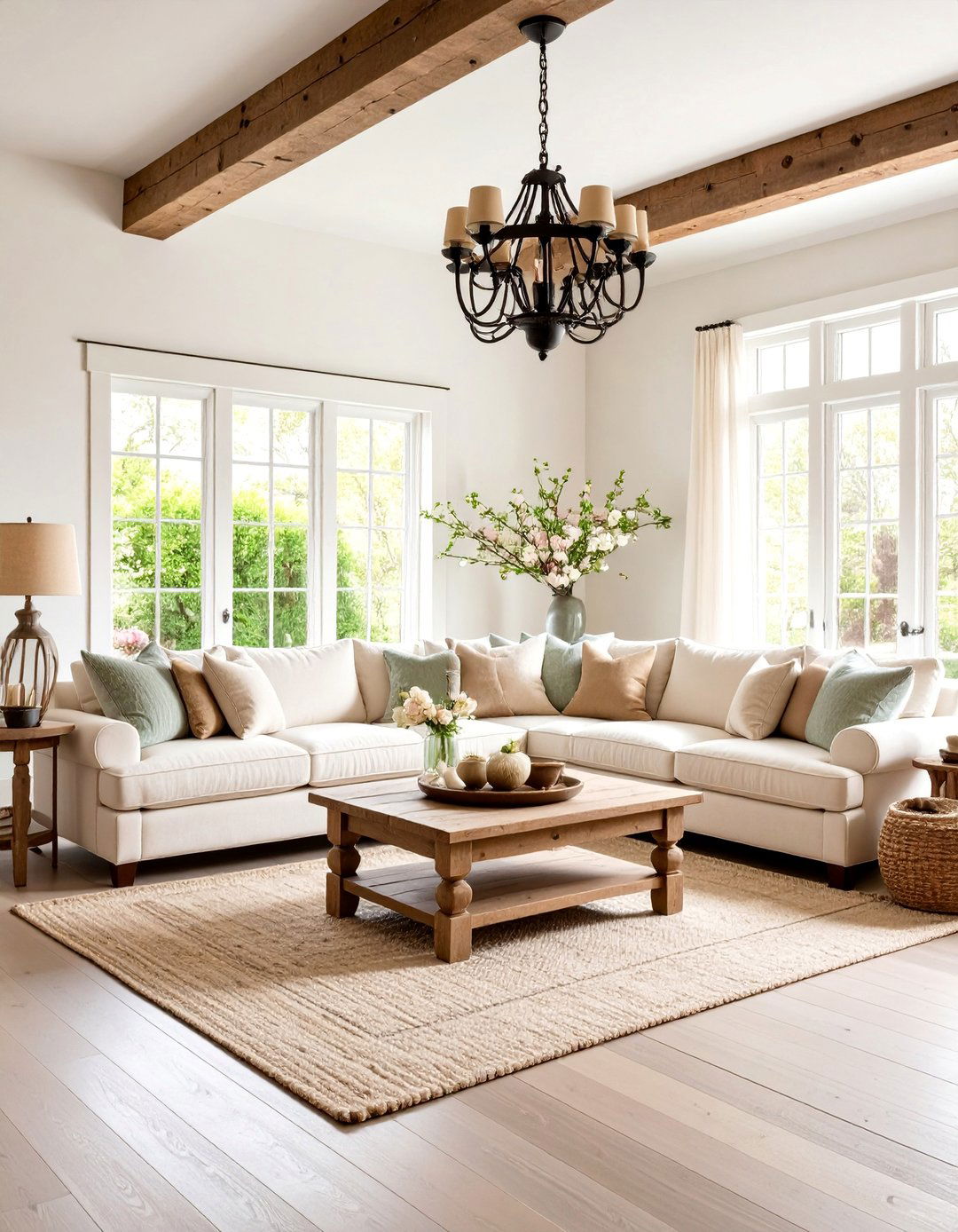 Classic Magnolia Farmhouse Living Room - 25 Magnolia Living Room Ideas