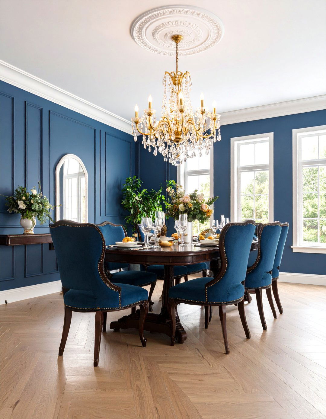 Classic Raised Panel Wainscoting - 25 Wall Trim Ideas
