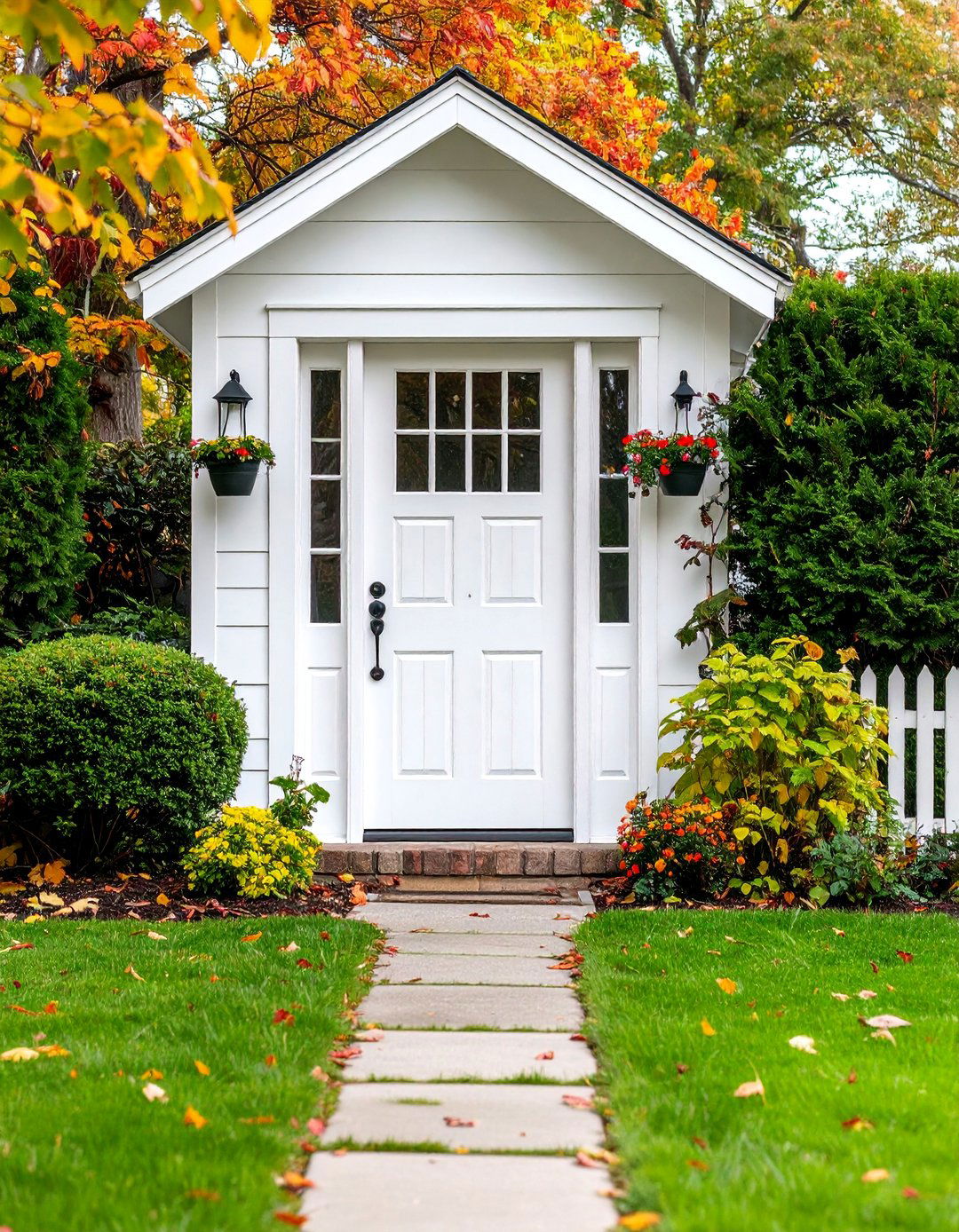 Classic White Painted Farmhouse Door - 25 Farmhouse Front Door Ideas