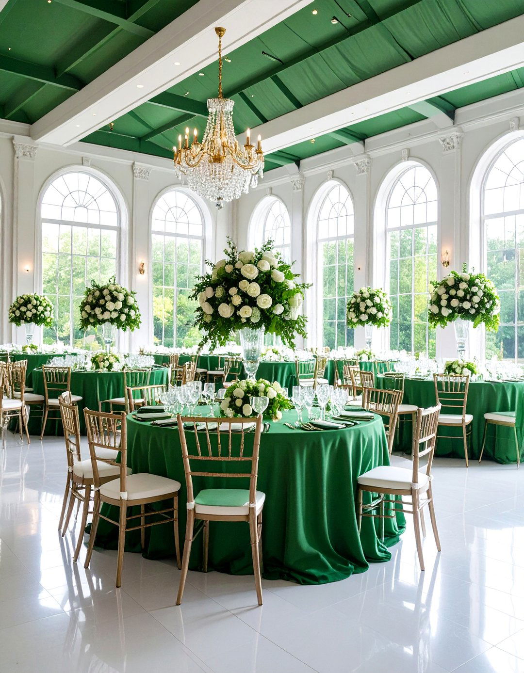 Classic White and Green Elegance - 25 Spring Wedding Ideas