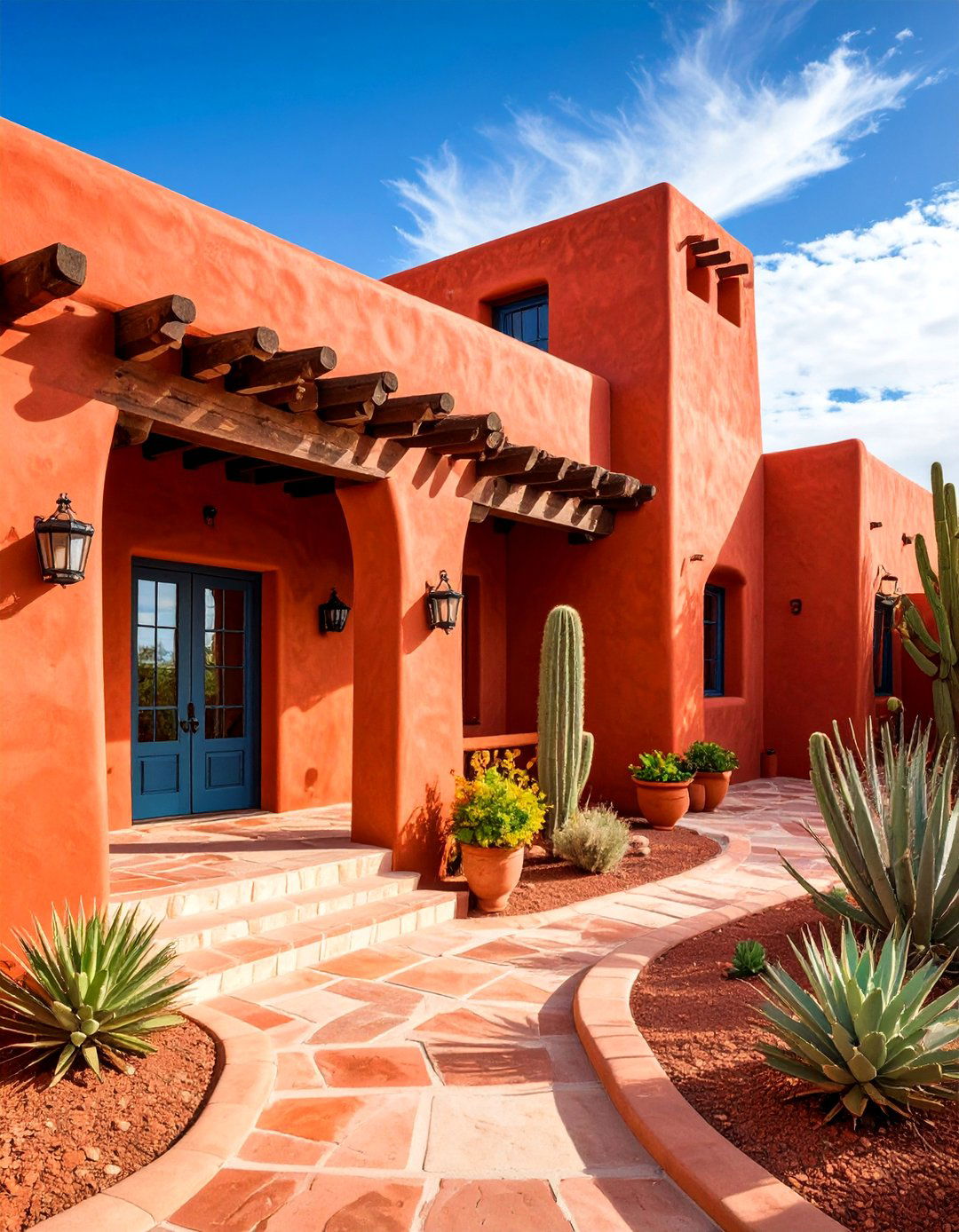 Clay Red Southwest Heritage - 25 Stucco Colors for Home Exteriors