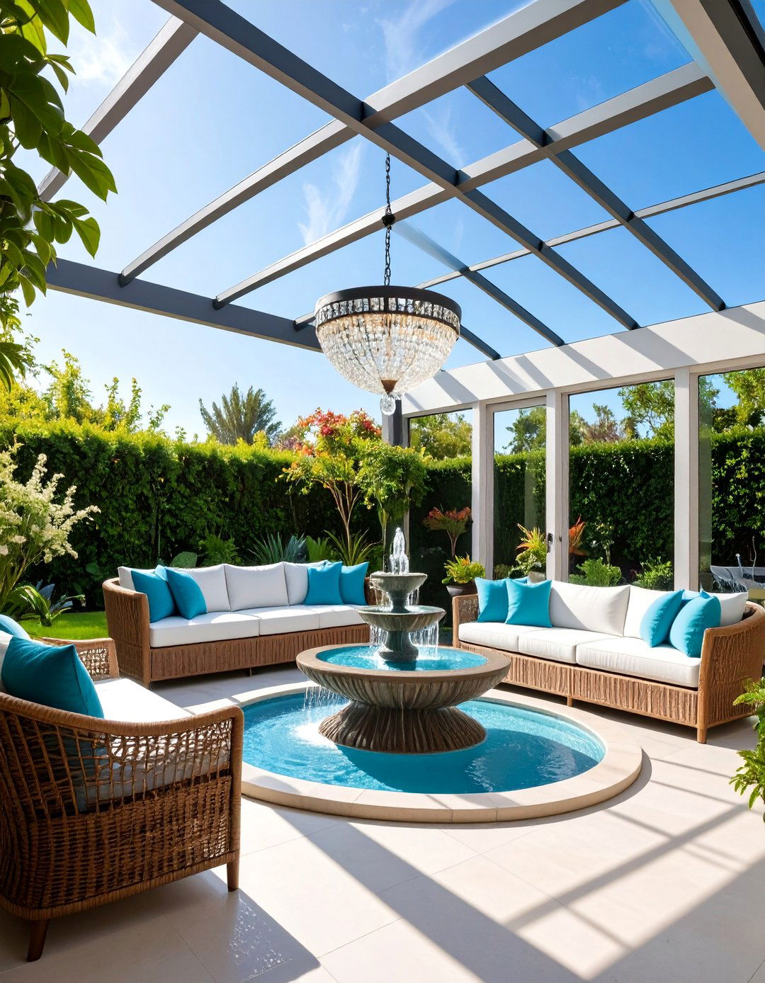 Clear Acrylic Pergola Roof - 25 Pergola Roof Ideas