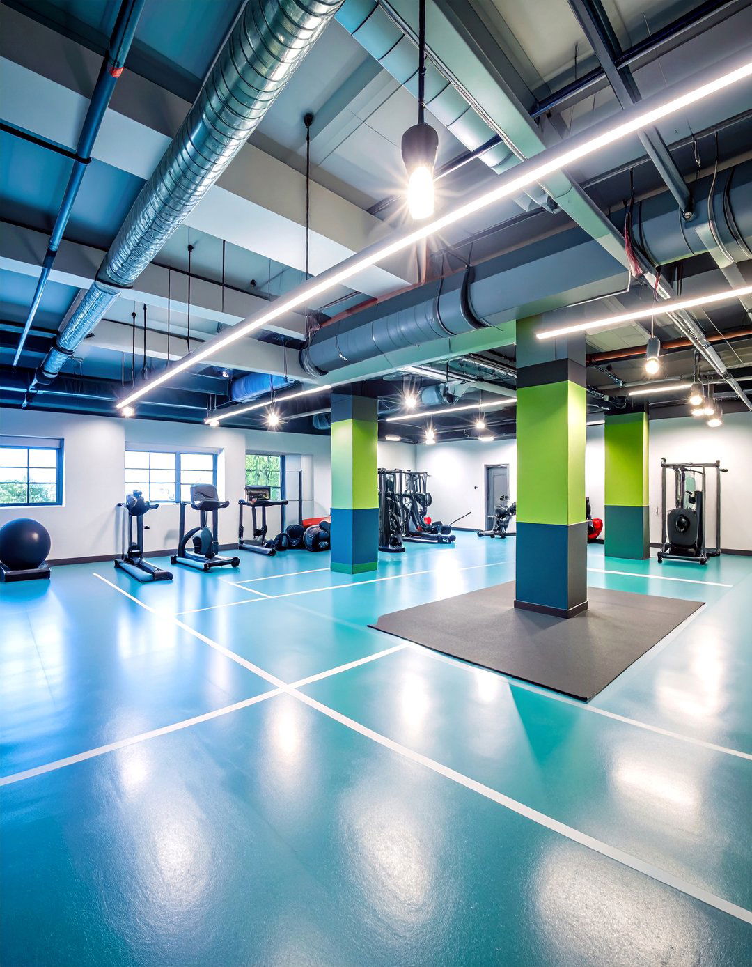 Climate Controlled Basement Gym - 25 Basement Gym Ideas