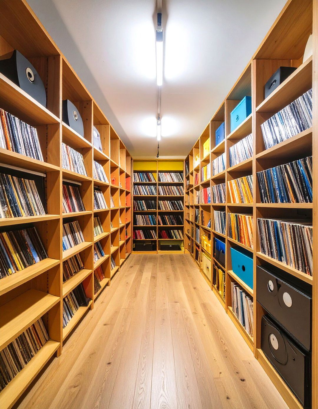 Climate Controlled Storage Closet - 25 Vinyl Record Storage Ideas