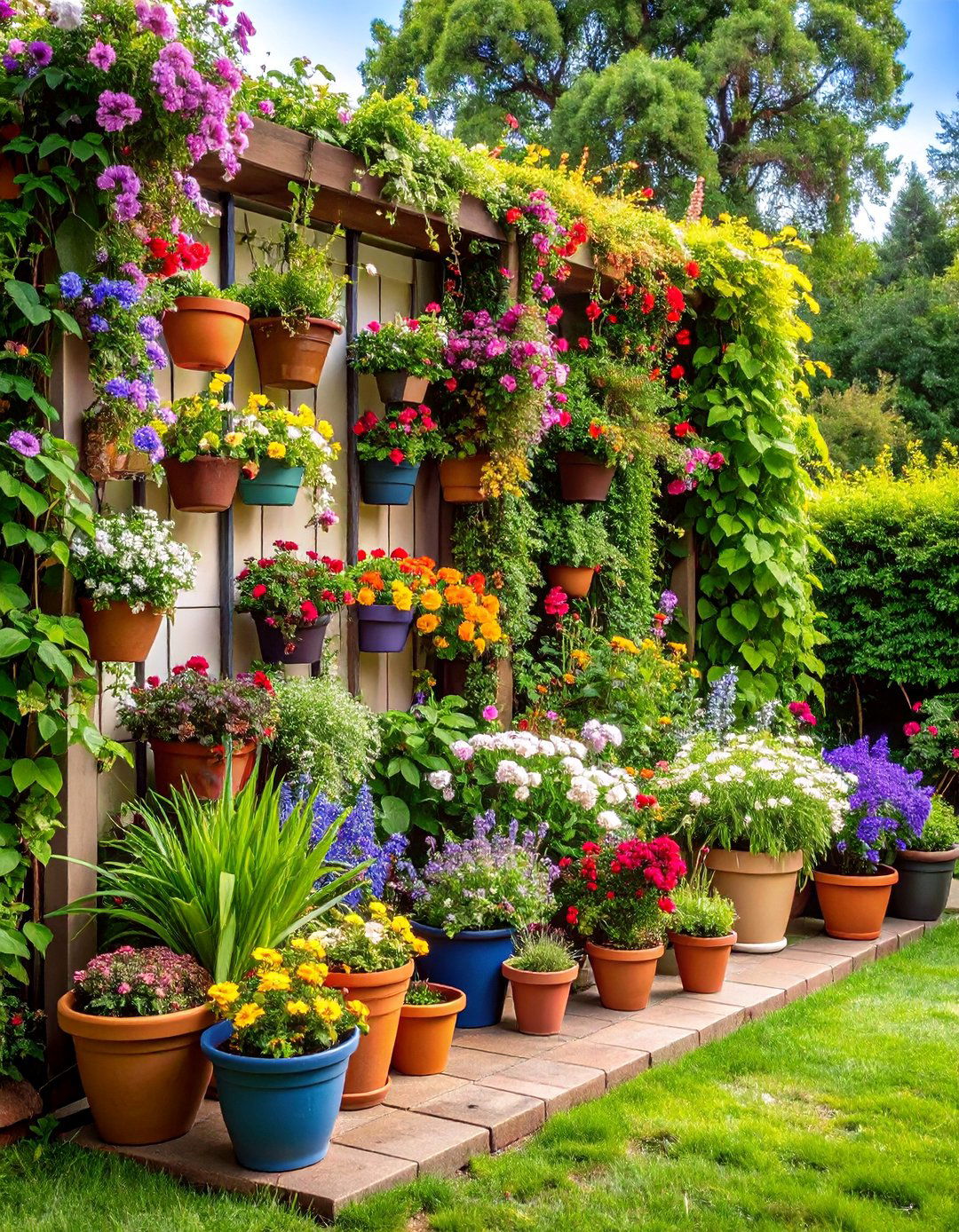 Climbing Plant Corner Showcase - 25 Corner Garden Ideas With Pots