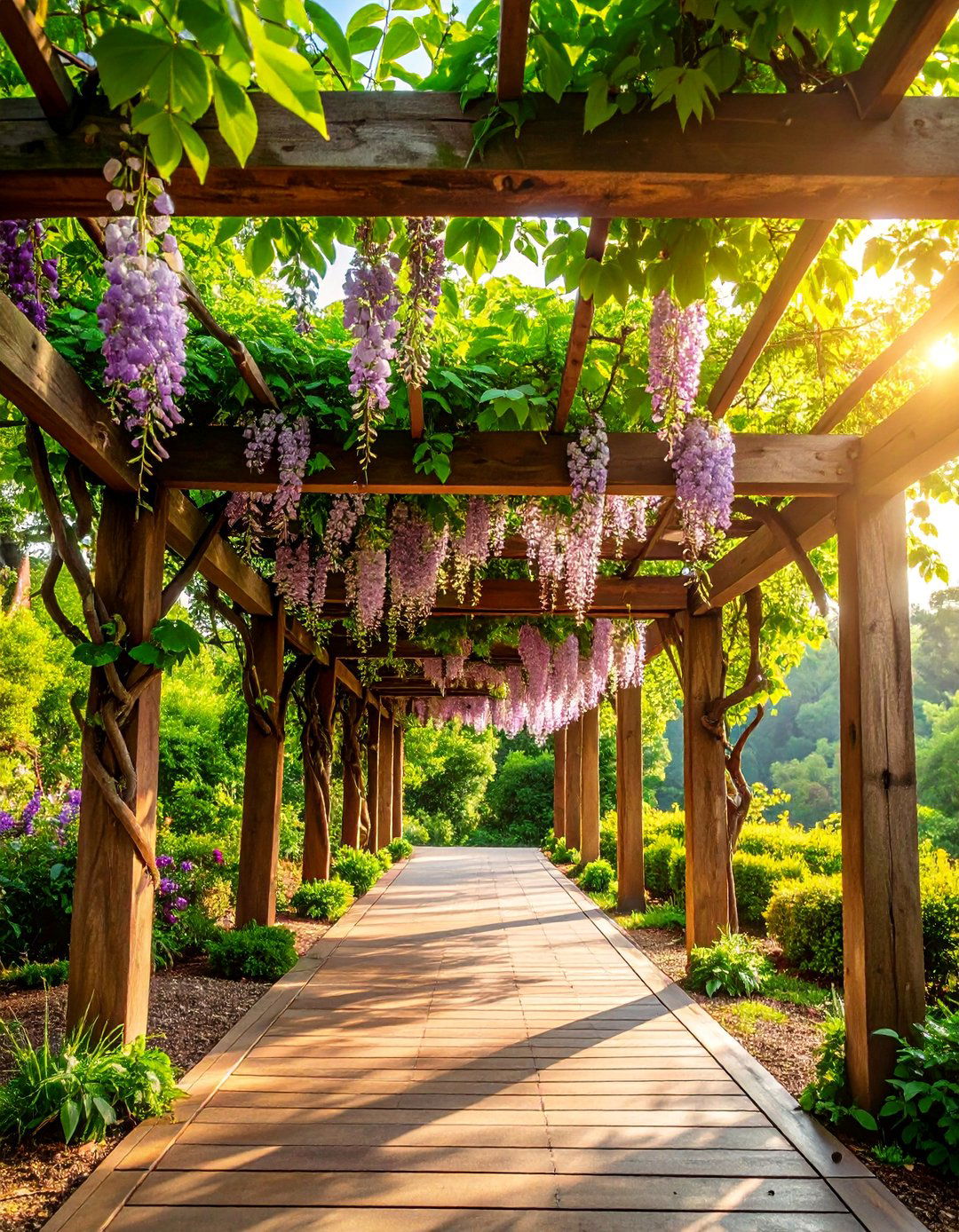 Climbing Vine Pergola with Living Green Roof - 25 Pergola Shade Ideas
