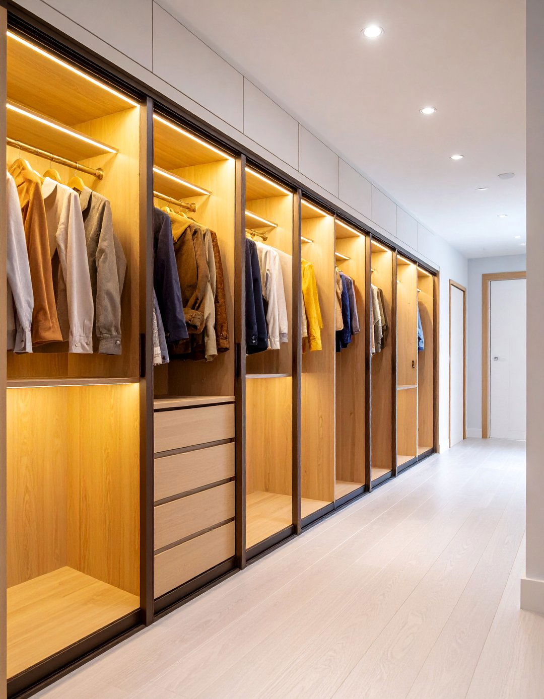 Closet Conversion Bar with Sliding Doors - 25 Home Bar Ideas On A Budget