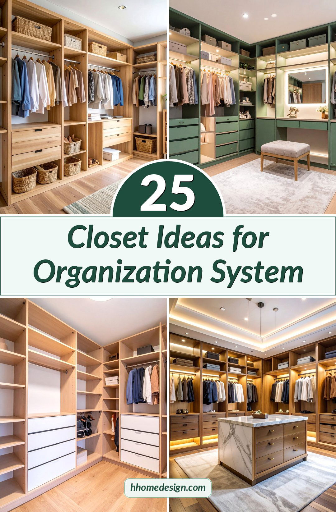 25 Closet Ideas for Organization System
