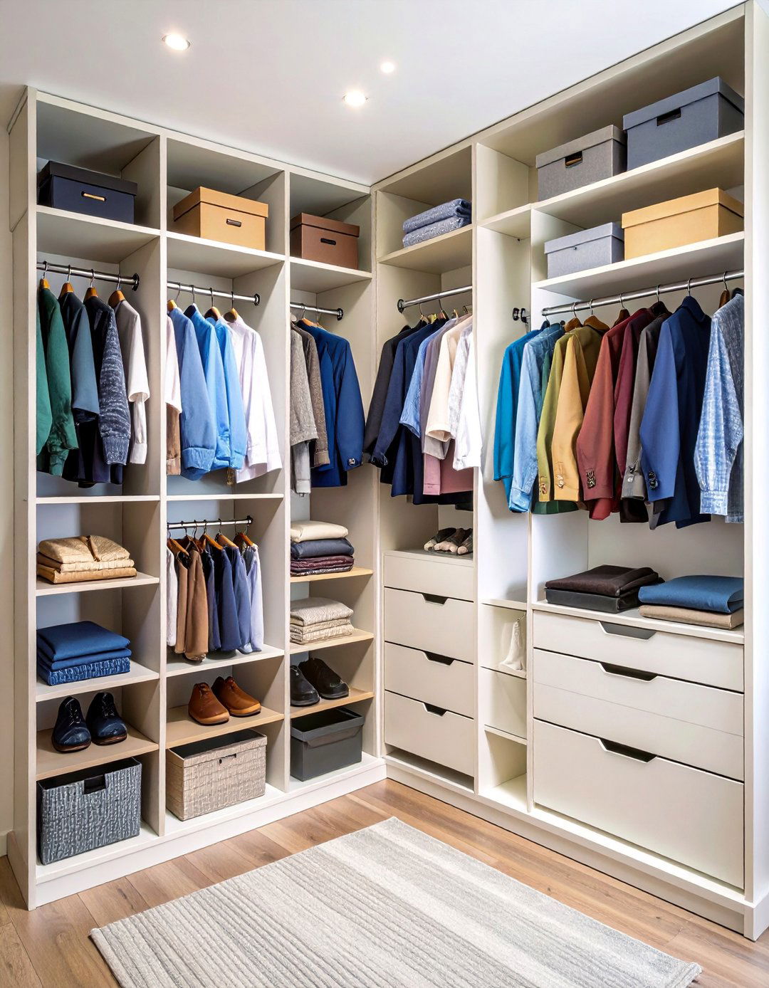 Closet Shelving with Compact Small Space Solution - 25 Closet Shelving Ideas