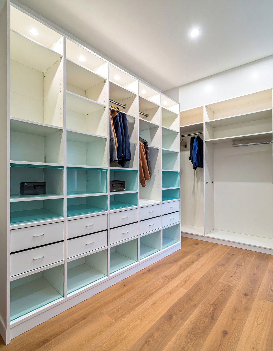 Closet Shelving with Divider Organization System - 25 Closet Shelving Ideas