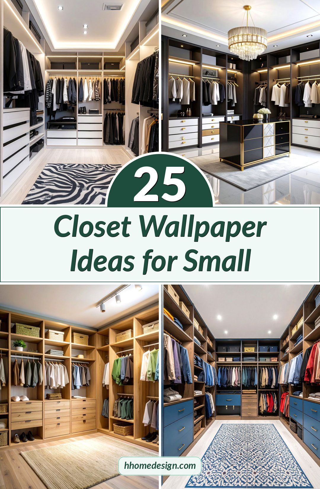 25 Closet Wallpaper Ideas for Small