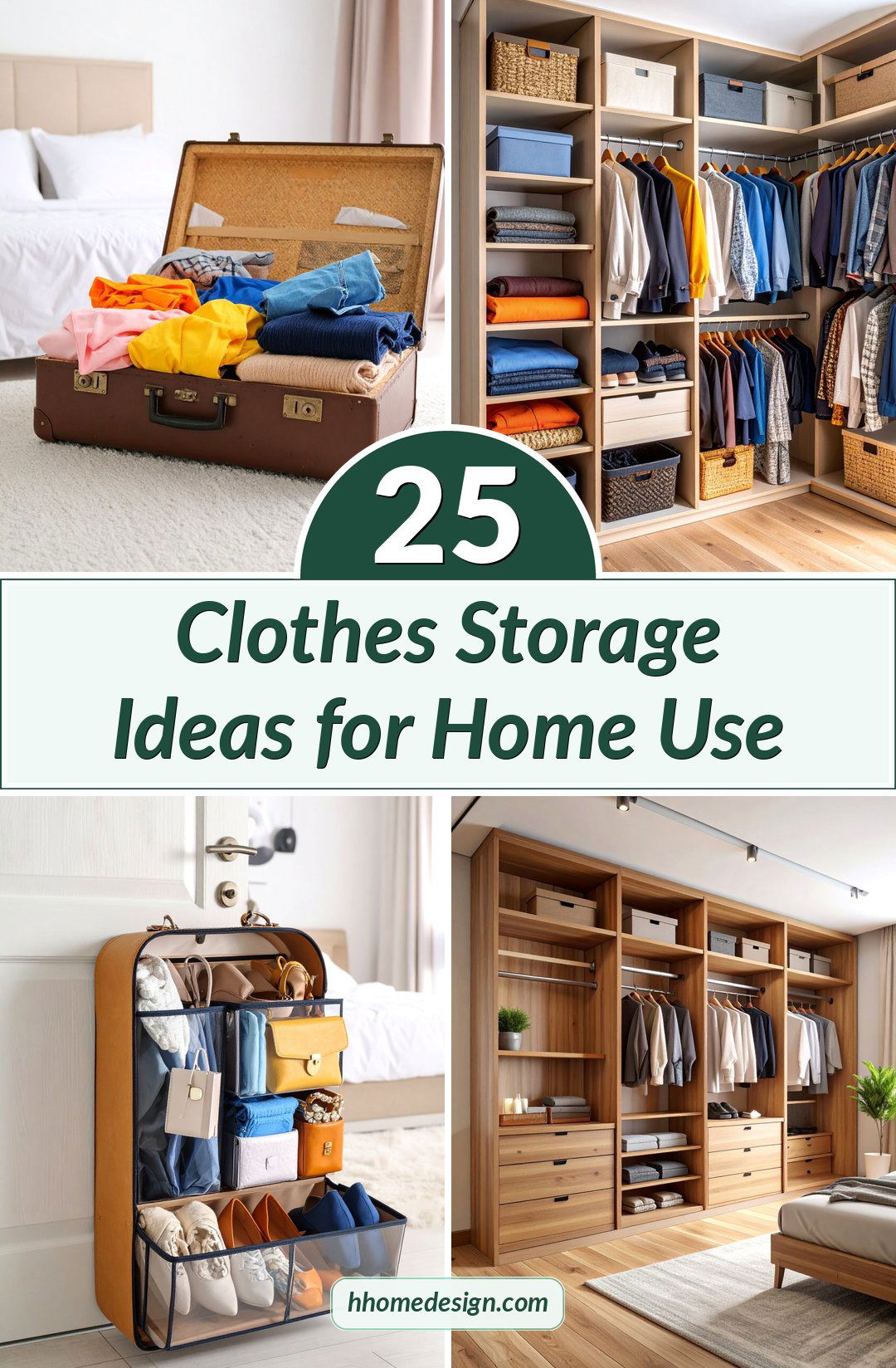 25 Clothes Storage Ideas for Home Use