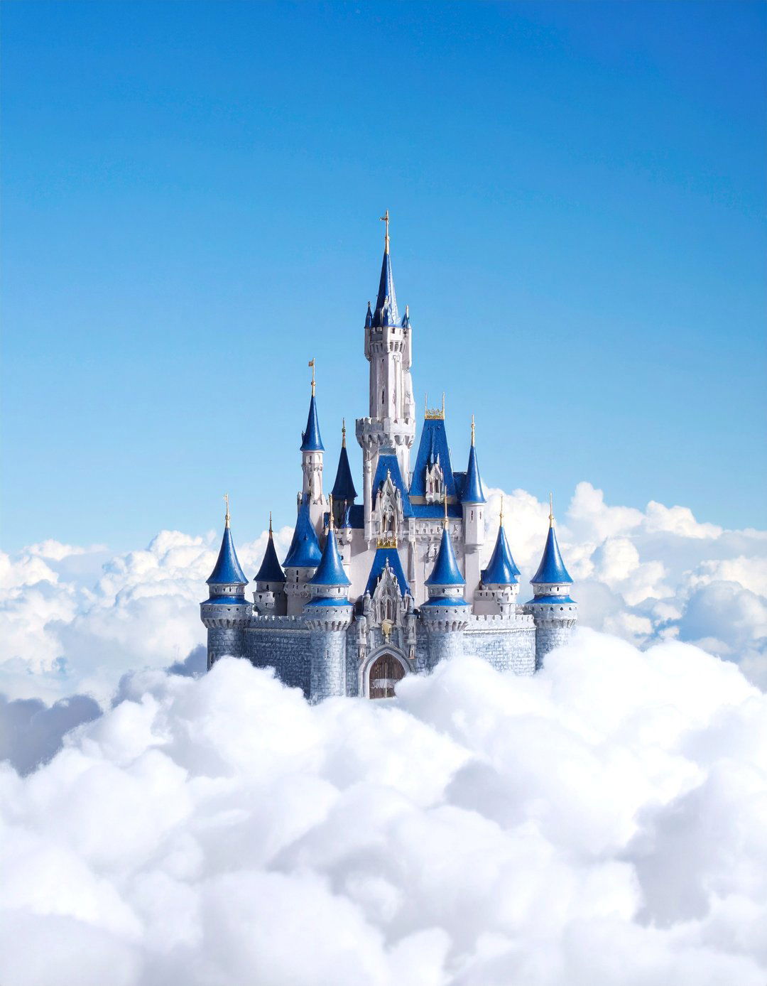 Cloud Nine Dreamy Sky Castle Display - 25 Baby Shower Centerpiece Ideas