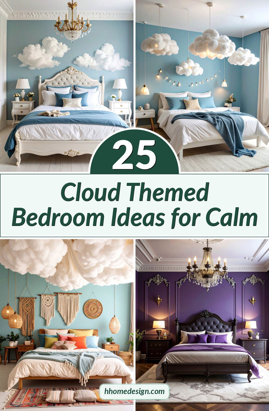 25 Cloud Themed Bedroom Ideas for Calm