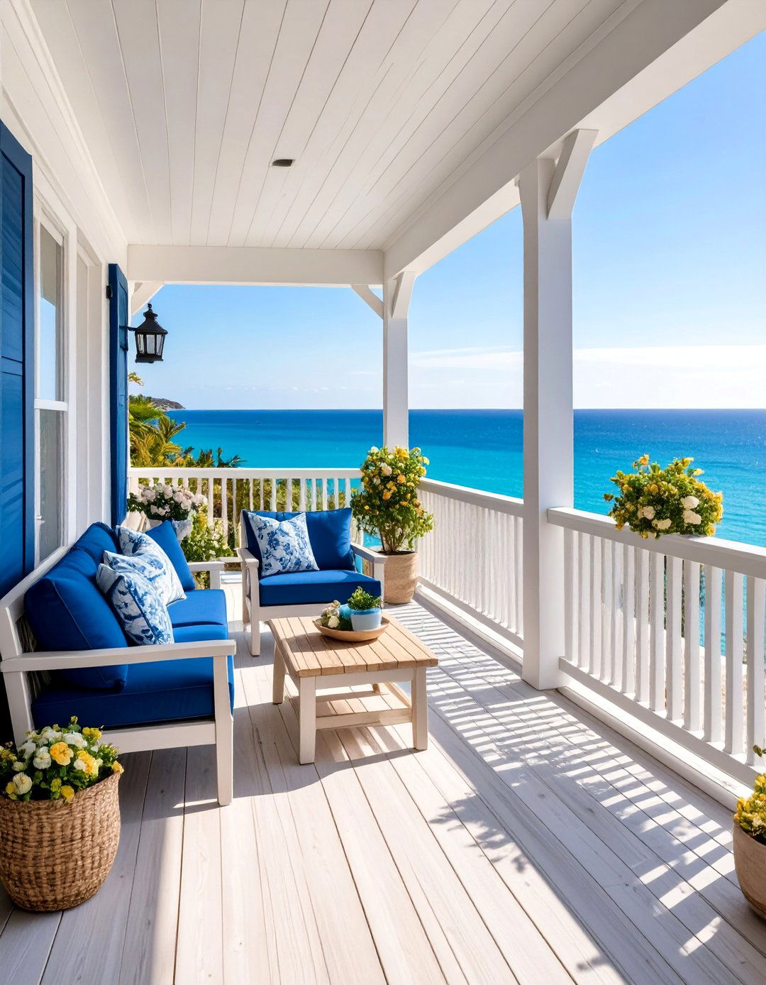 Coastal Beach House Escape - 25 Second Story Balcony Ideas