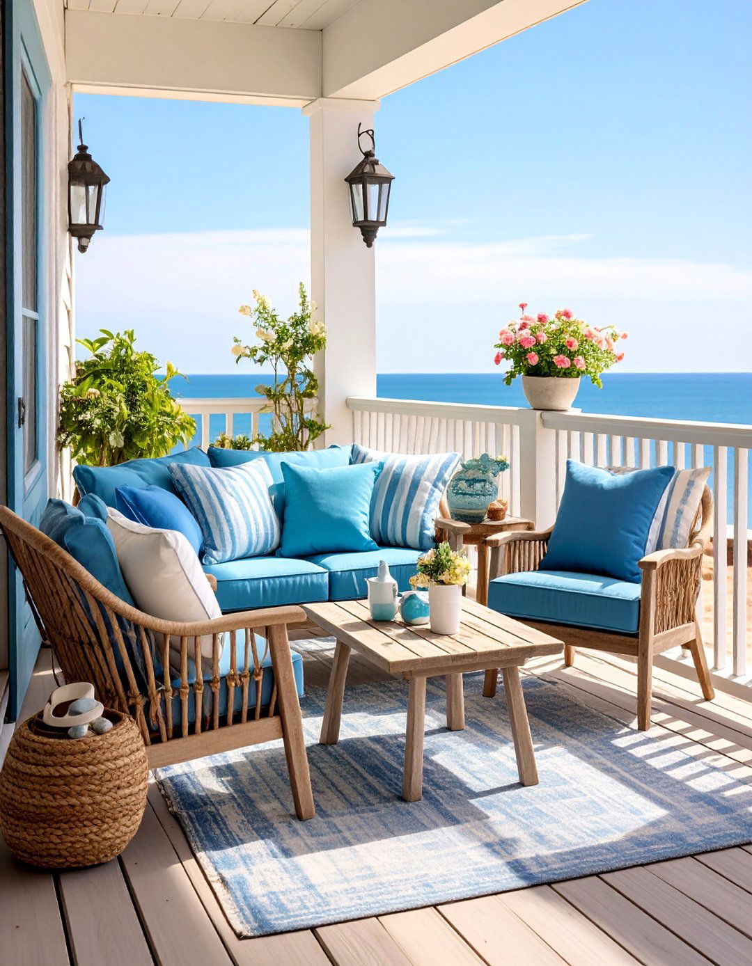 Coastal Beach House with Weathered Wood - 25 Balcony Ideas