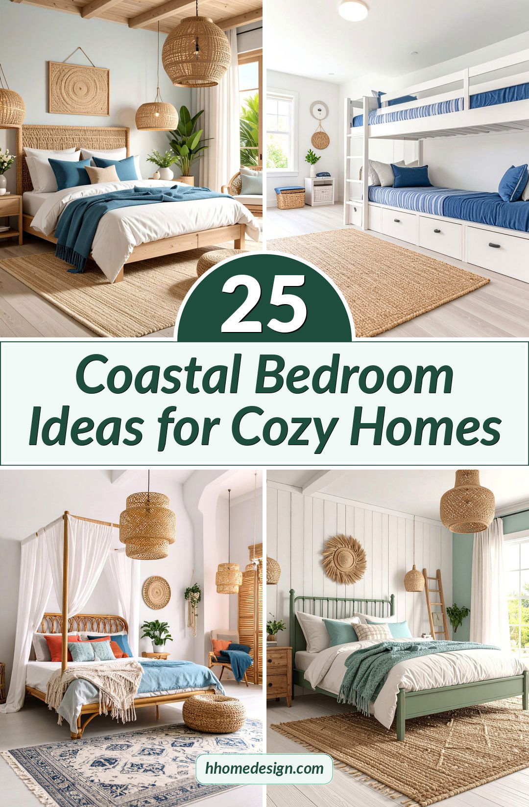 25 Coastal Bedroom Ideas for Cozy Homes