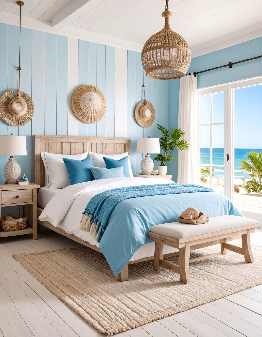 Coastal Breeze with Nautical Elements - 25 Girl Room Ideas for 10-year-olds