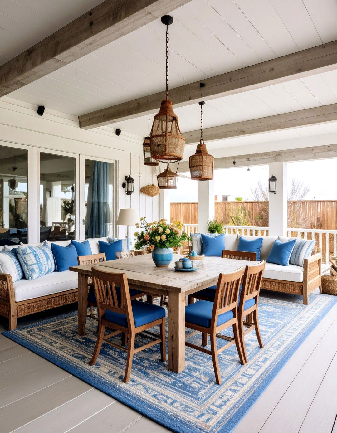 Coastal California Room with Nautical Elements - 25 California Room Design Ideas
