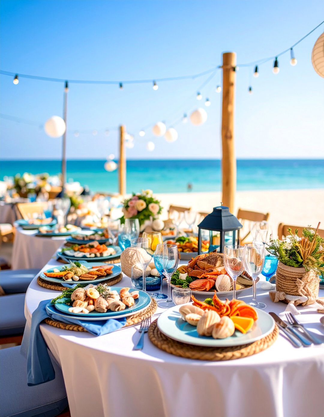 Coastal Clambake Rehearsal Dinner with Nautical Decor - 25 Wedding Rehearsal Dinner Ideas