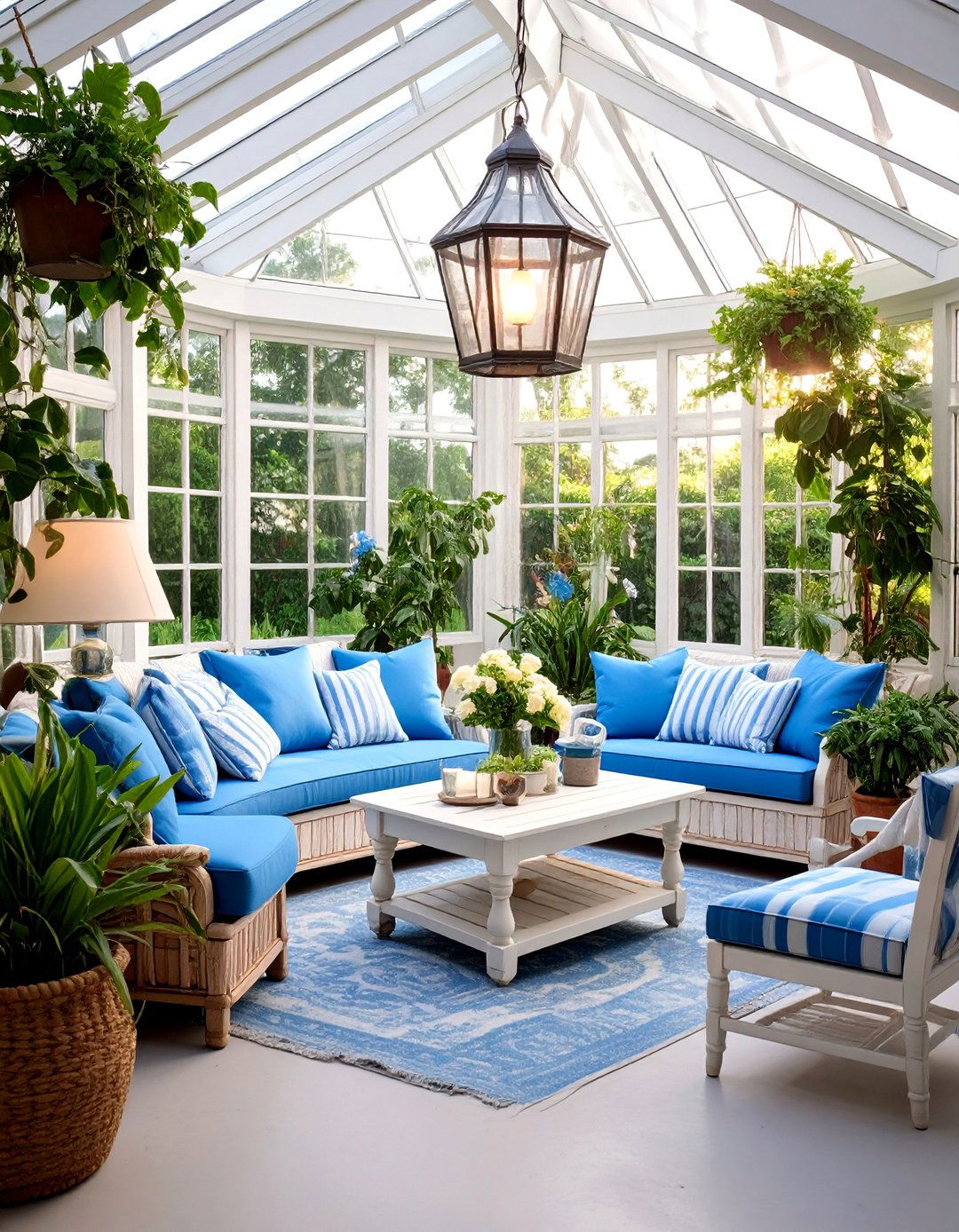 Coastal Cottage Greenhouse Dining Room - 25 Greenhouse Dining Room Ideas