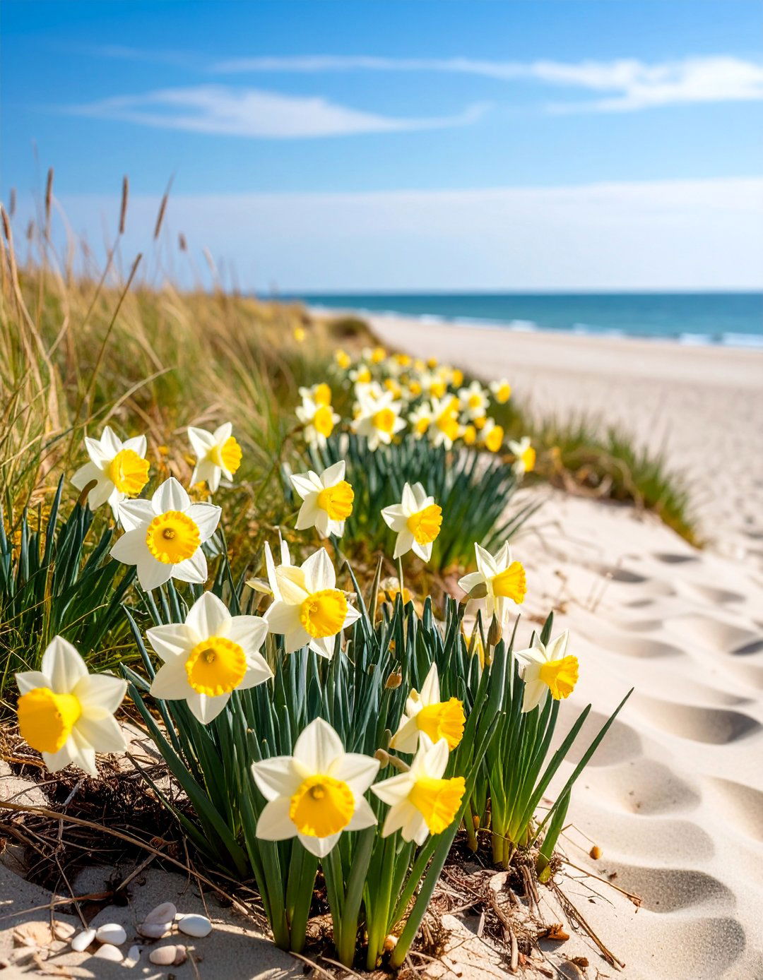 Coastal Daffodil Dune Garden - 25 Daffodil Garden Ideas