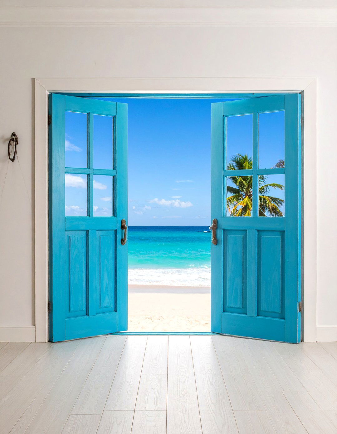 Coastal Door Trim with Weathered Finishes - 25 Door Trim Ideas
