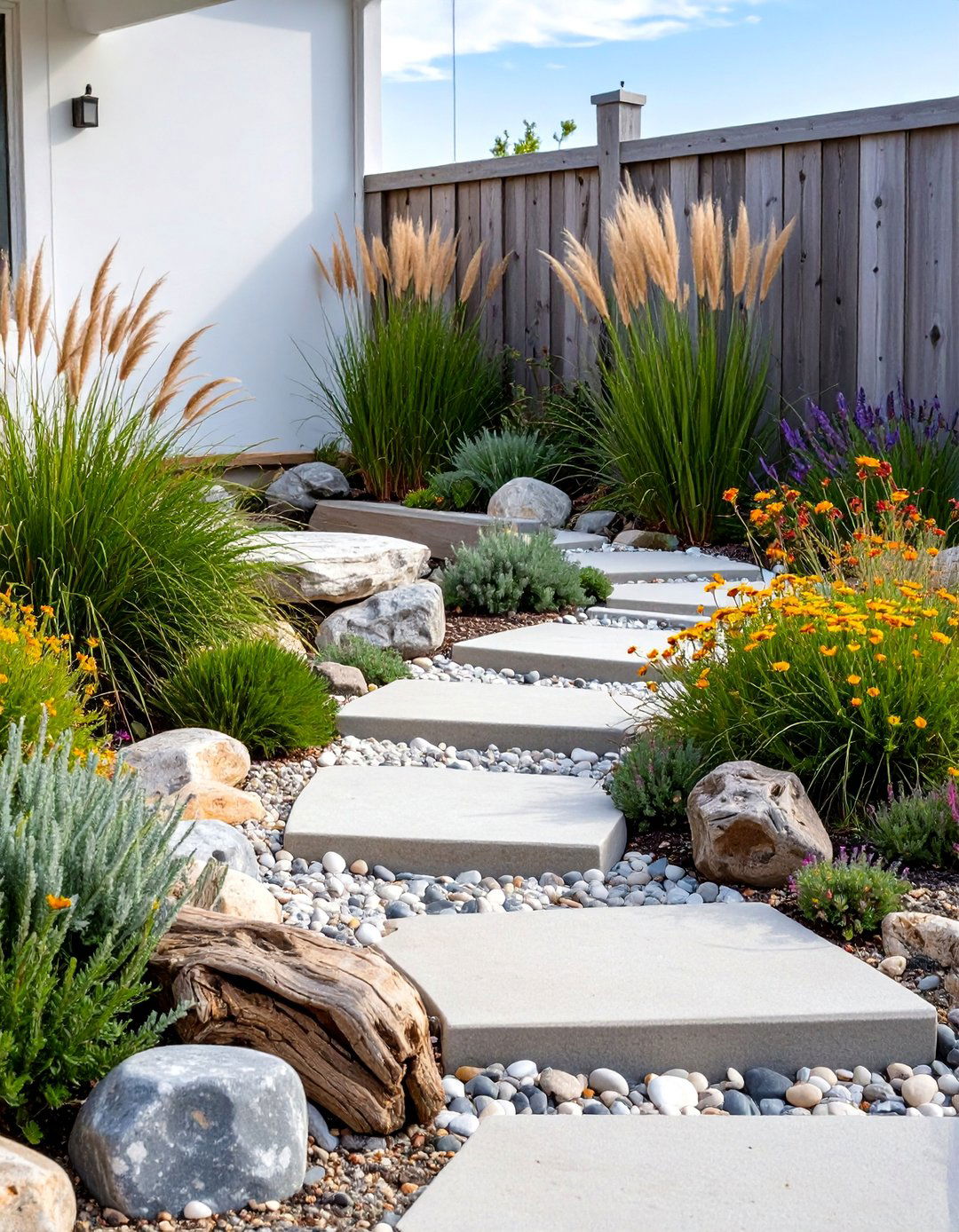 Coastal Garden Corner with Salt Tolerant Plants - 25 Corner Garden Ideas