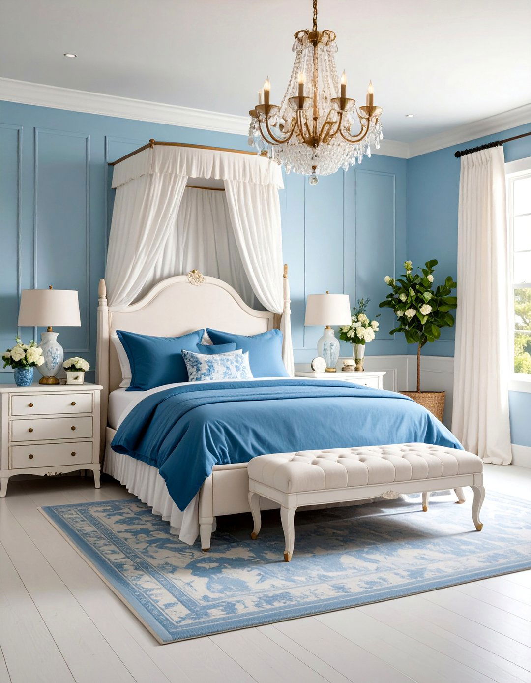 Coastal Grandmillennial Style Bedroom - 25 Cape Cod Upstairs Bedroom Ideas