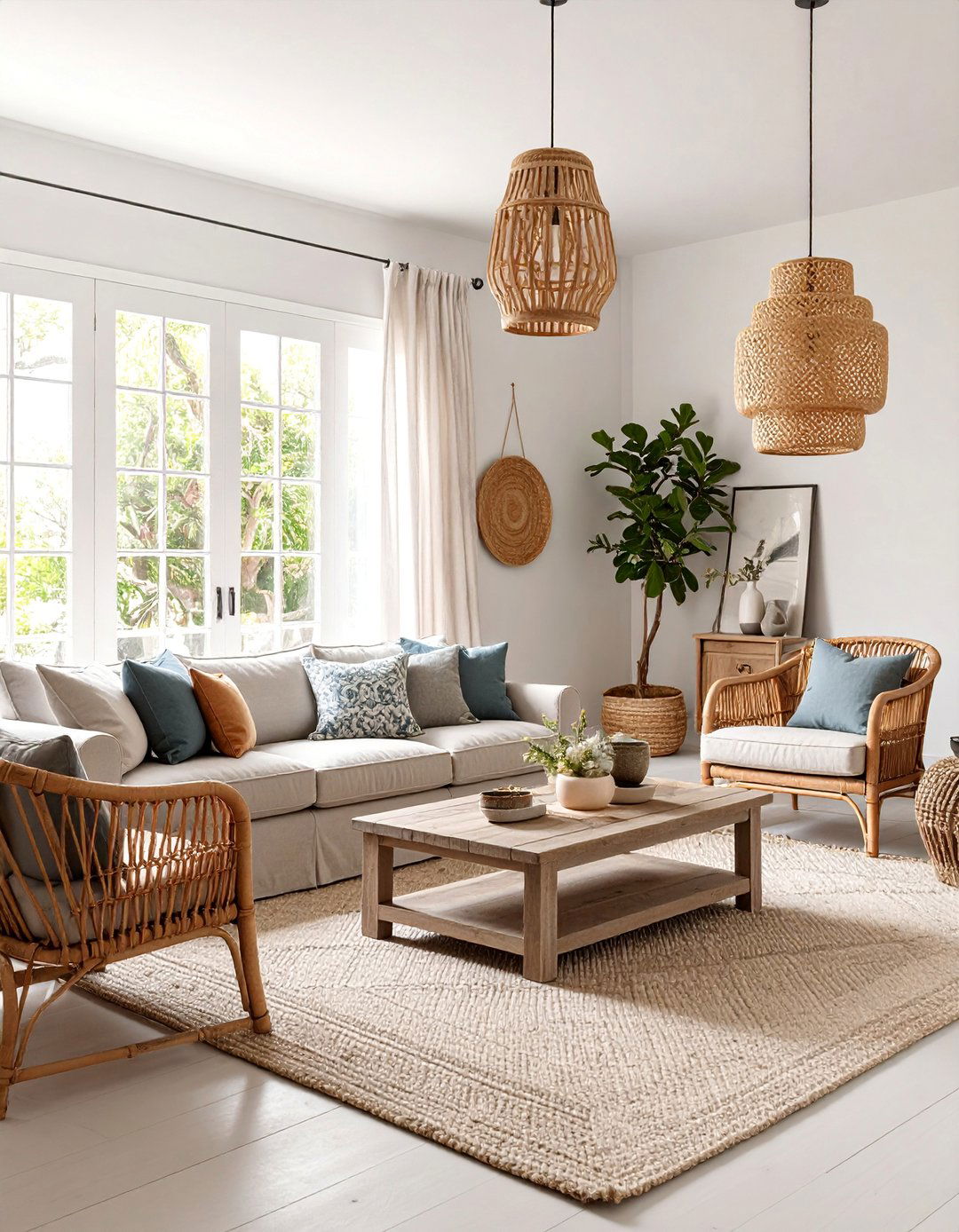 Coastal Greige Beach House Style - 25 Greige Living Room Ideas