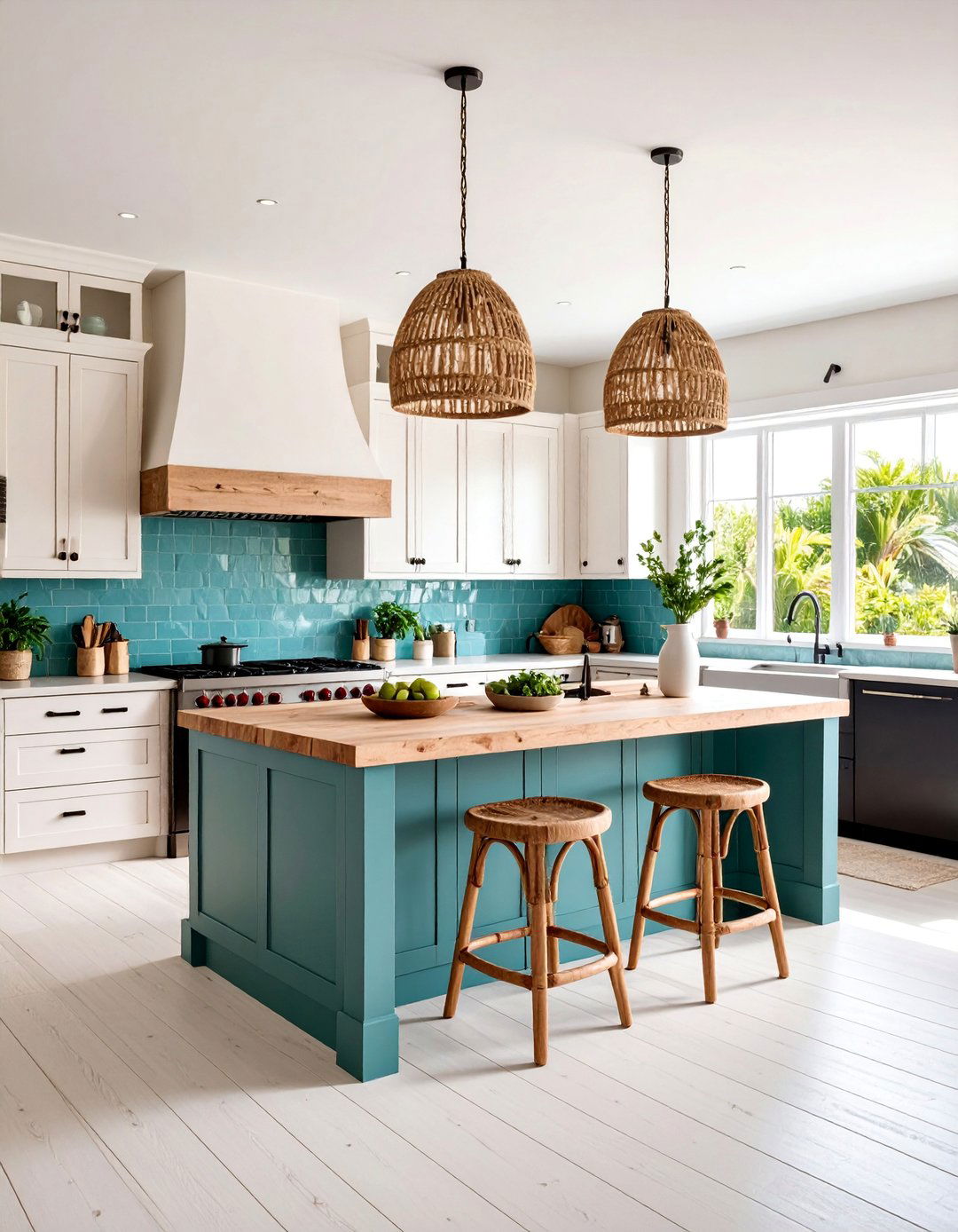 Coastal Kitchen with Weathered Wood and Black Appliances - 25 Kitchen With Black Appliances