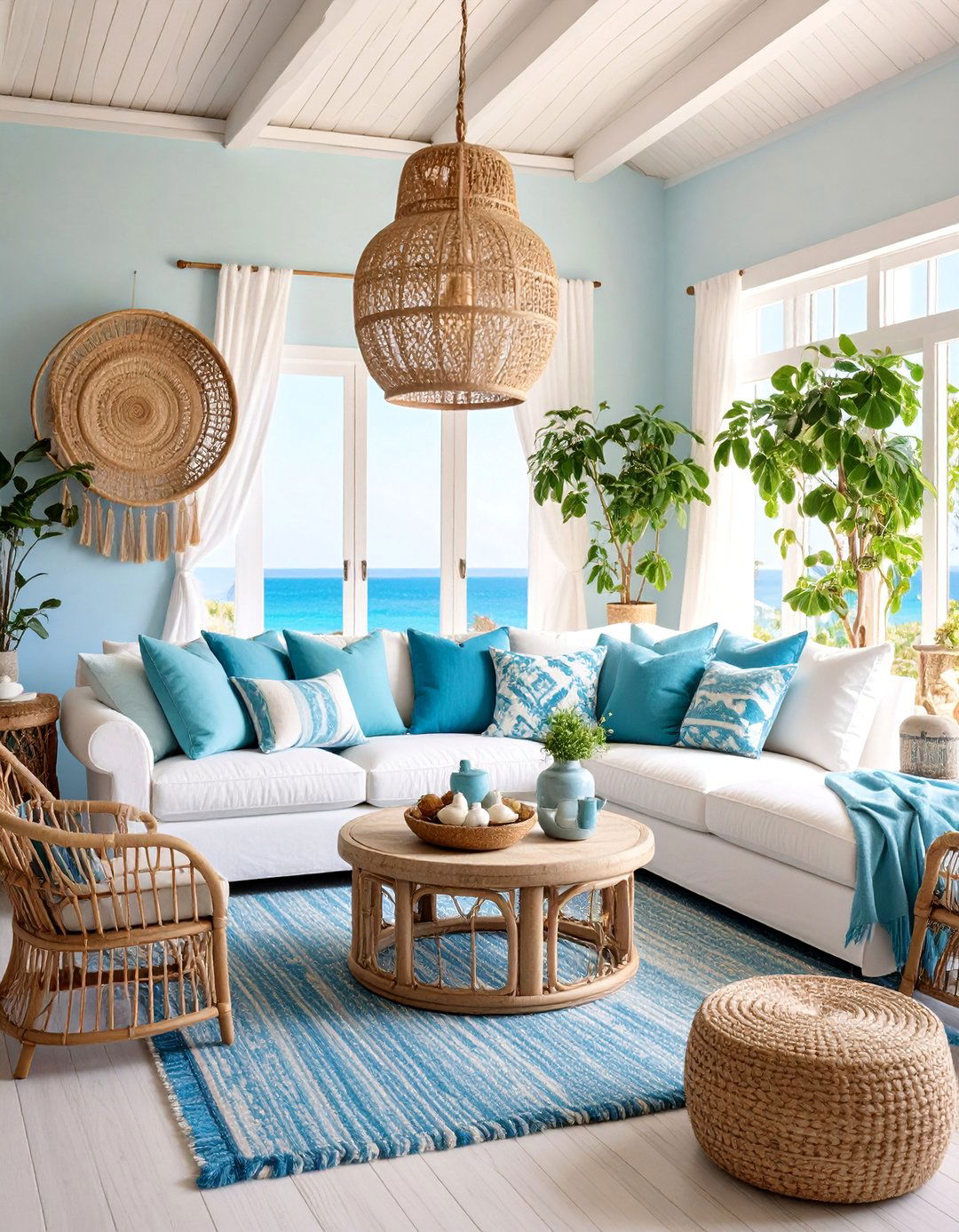 Coastal Living Room Beach House Layout - 25 Living Room Layout Ideas