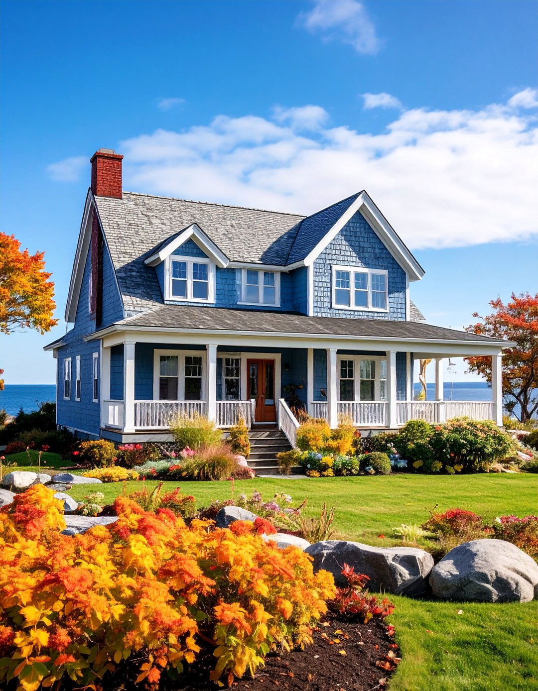 Coastal Shingle Style with Weathered Cedar - 25 houses with black roofs