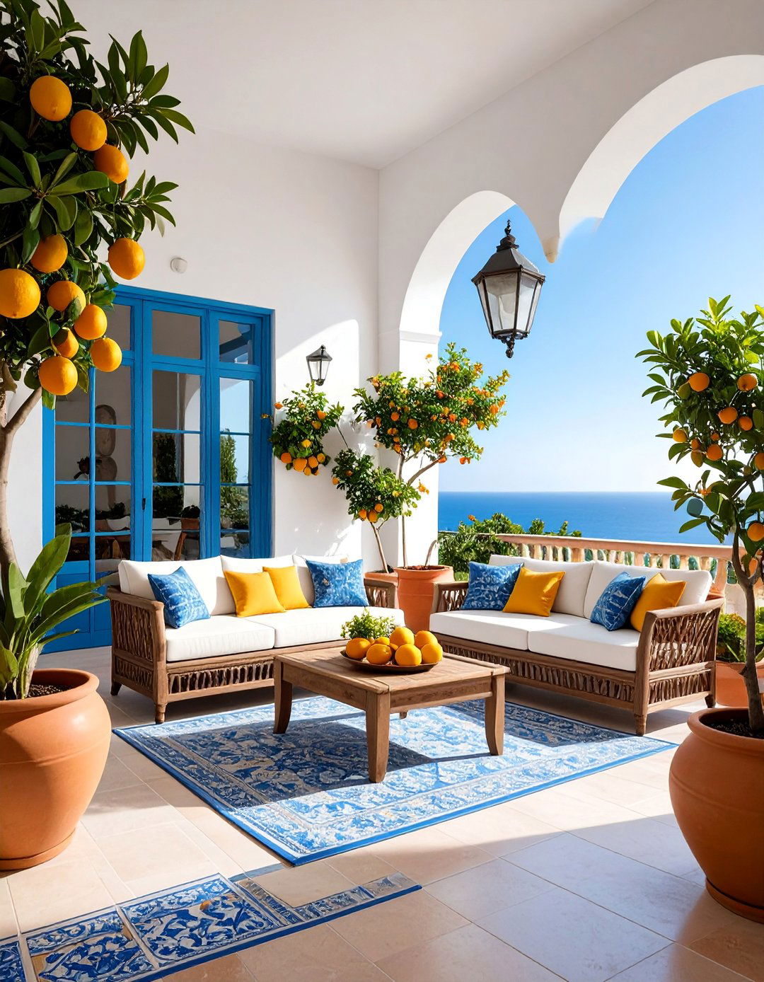 Coastal Spanish Patio Room Extension - 25 Mediterranean Interior Design Ideas