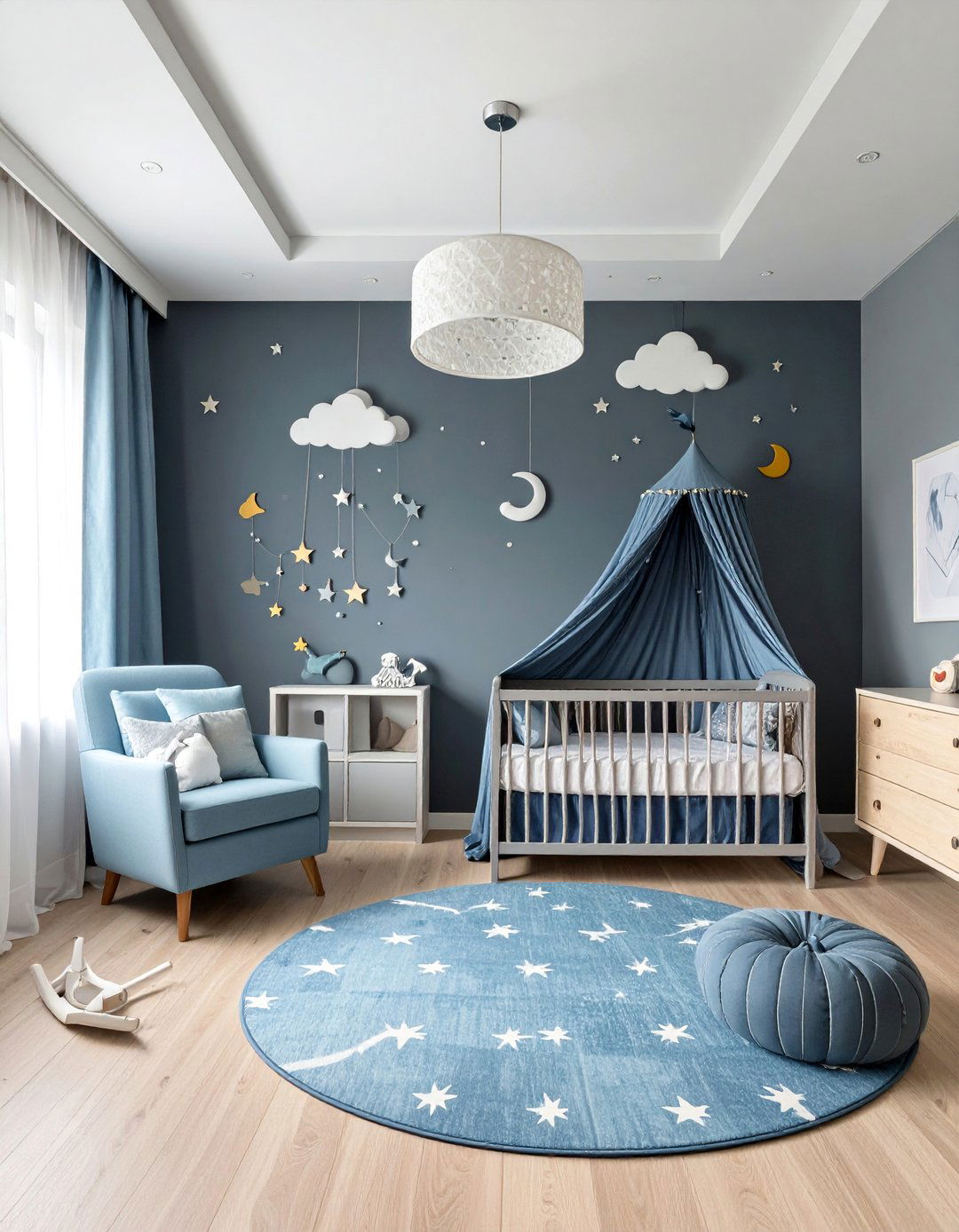 Coastal Storm Weather Theme - 25 Nautical Nursery Ideas