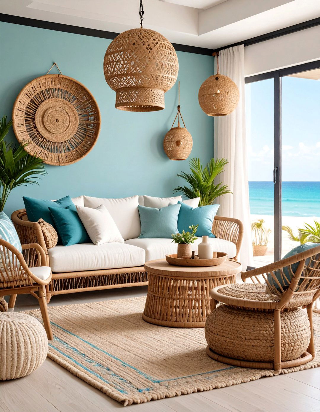 Coastal Style Living Room with Grey Walls and Black Trim - 25 Living Room With Grey Walls and Black Trim