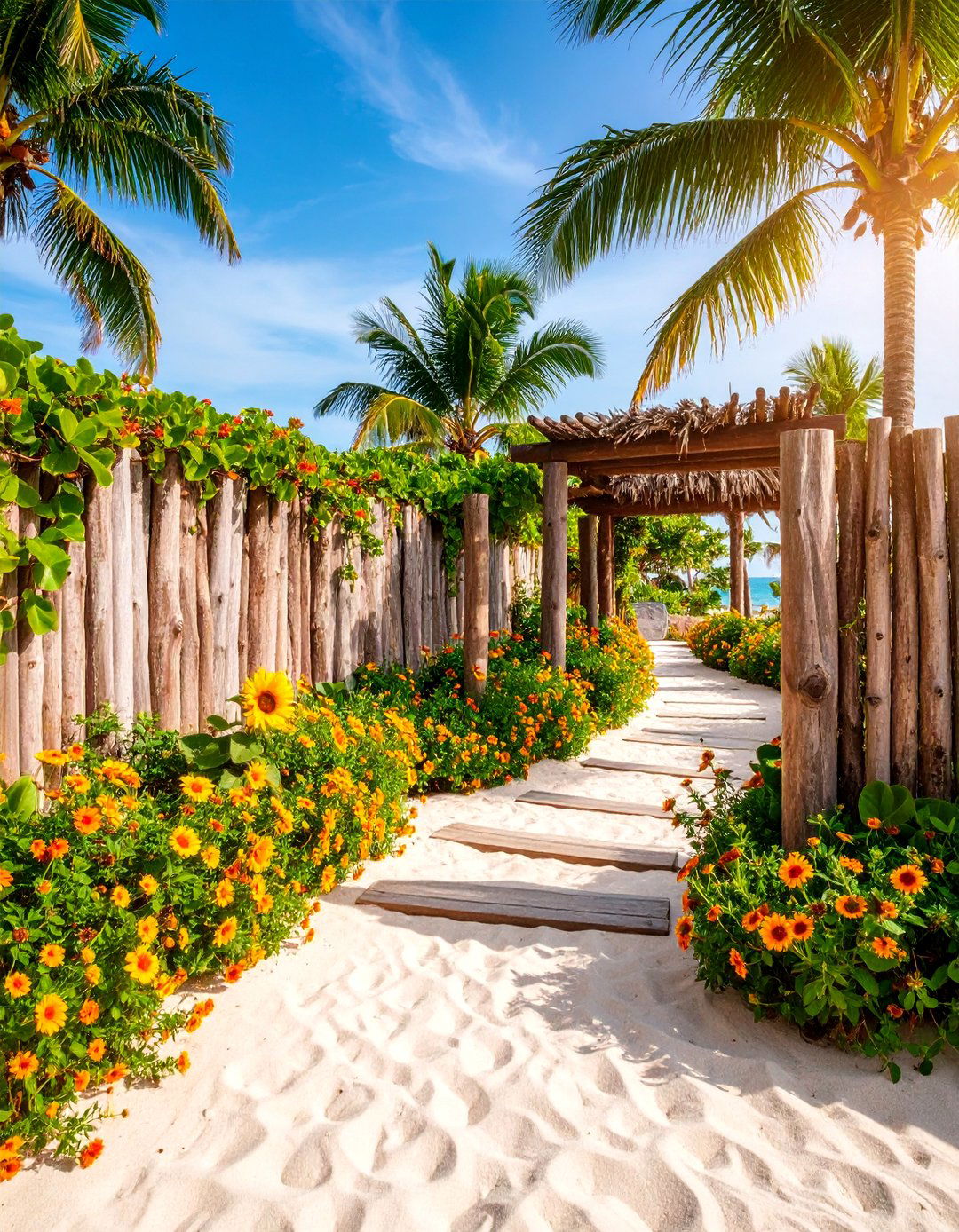 Coastal Tropical Garden with Salt Tolerant Plants - 25 Tropical Garden Ideas