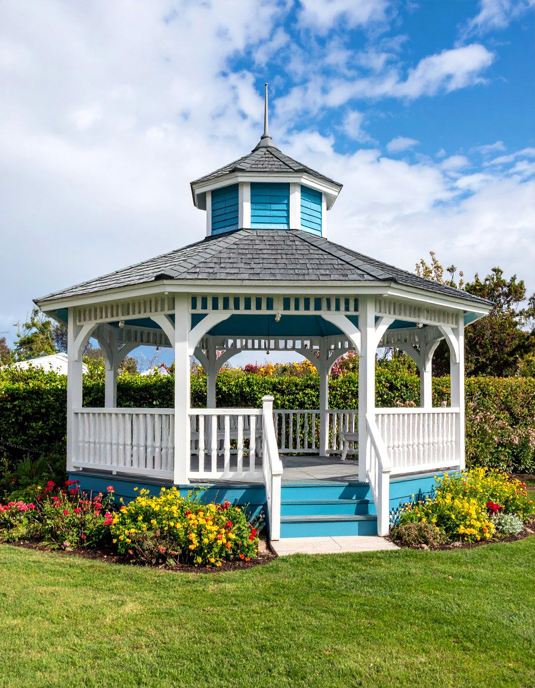 Coastal Weathered Wood Beach House Style - 25 Backyard Gazebo Ideas