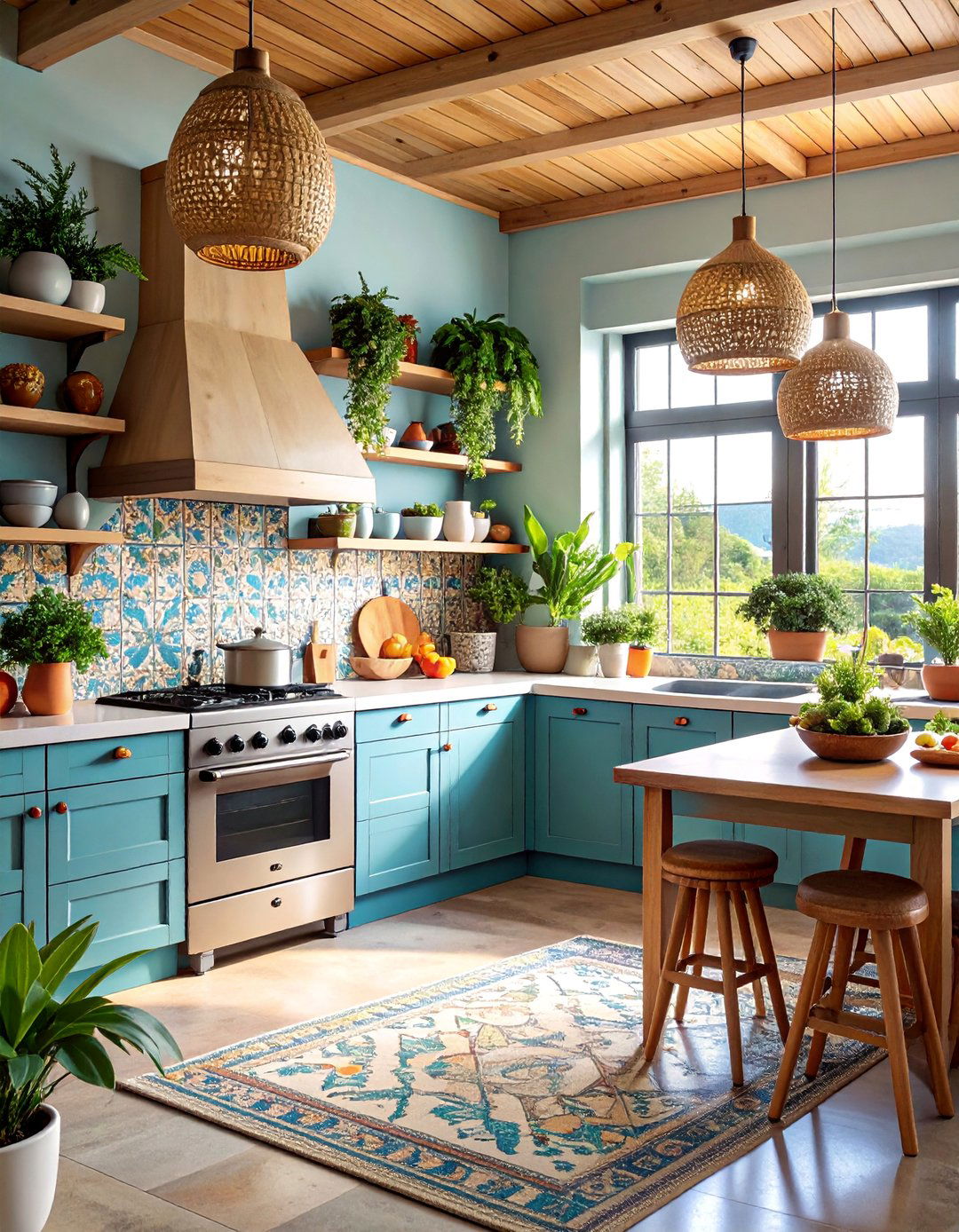 Coastal Zen Kitchen with Natural Materials and Earth Tones - 25 coastal kitchen ideas