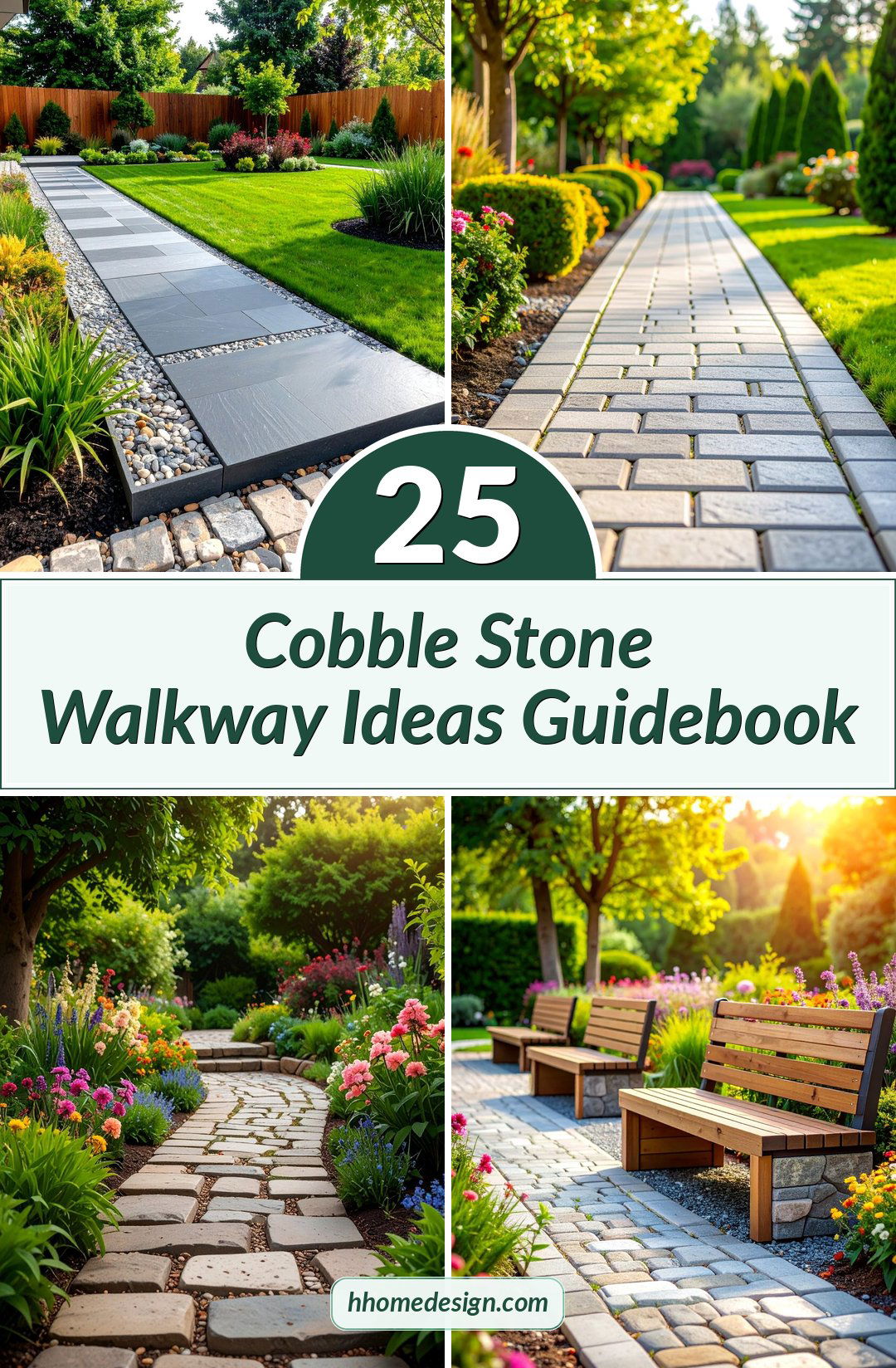 25 Cobble Stone Walkway Ideas Guidebook