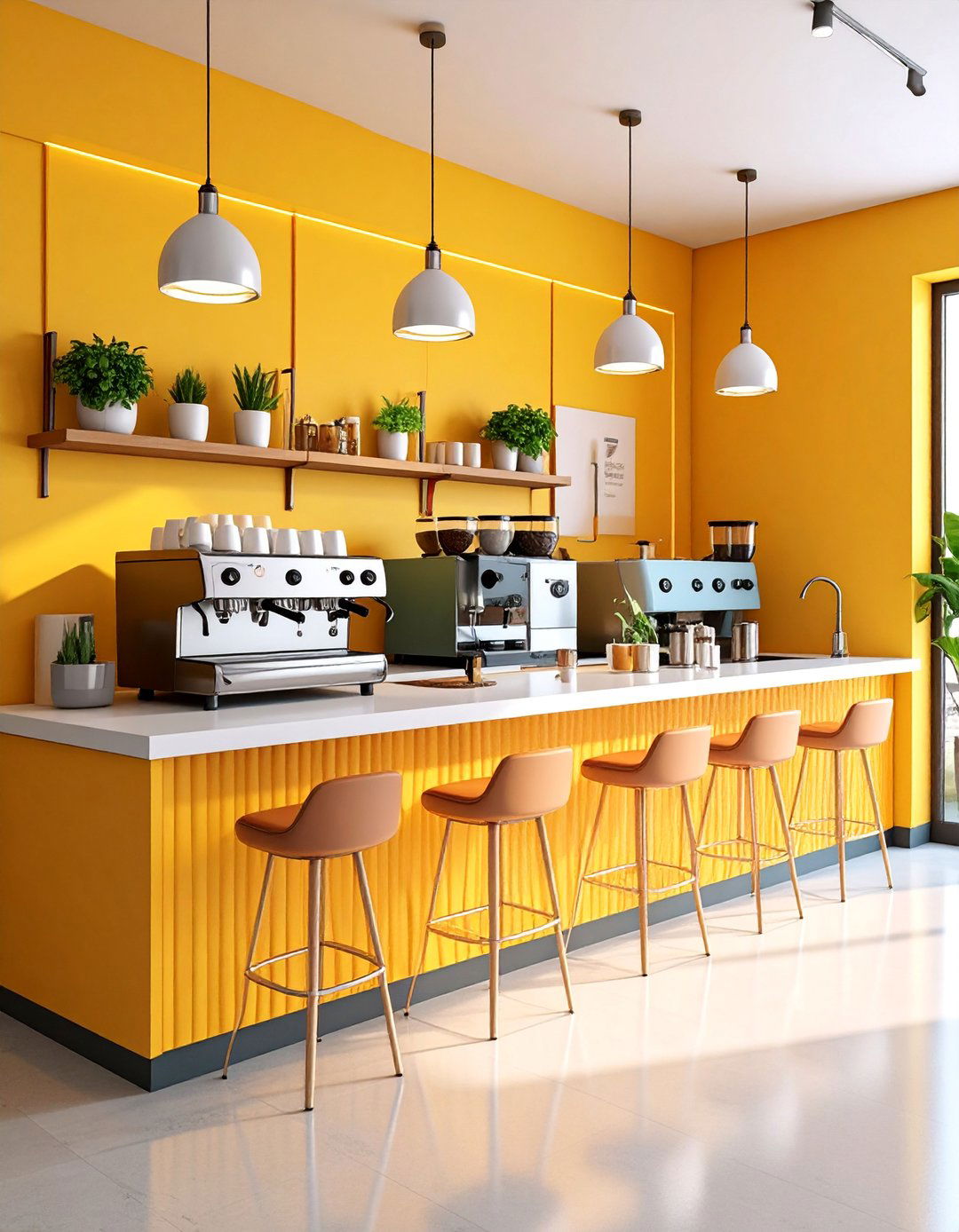 Coffee Bar Station with Built in Appliances - 25 Kitchen Remodel Ideas