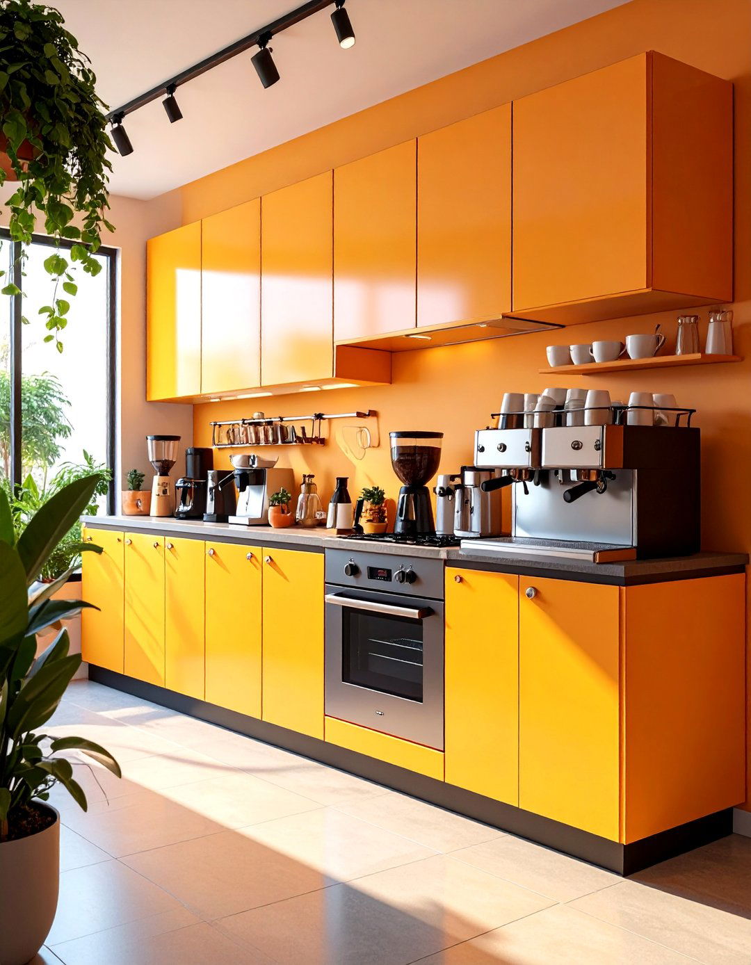 Coffee Station Pantry with Built In Appliances - 25 Kitchen Pantry Ideas