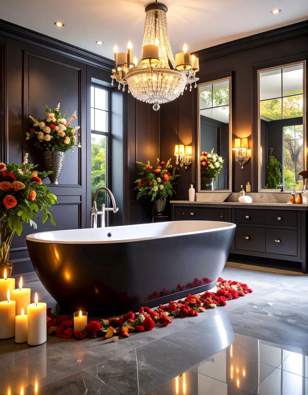 25 Gothic Bathroom Ideas for Moody, Dramatic Baths