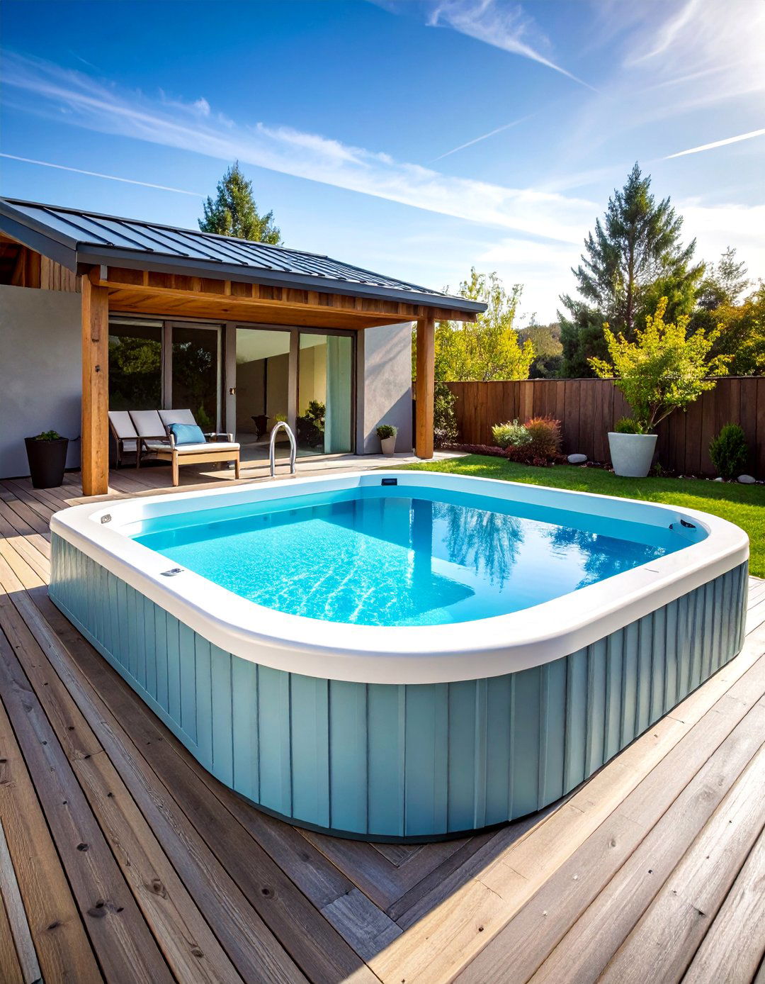 Cold Plunge Pool for Wellness - 25 Backyard Pool Ideas on a Budget