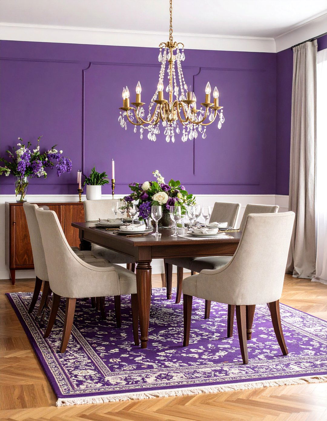 Colonial Revival Dining Room with Modern Comfort - 25 Colonial Dining Room Ideas