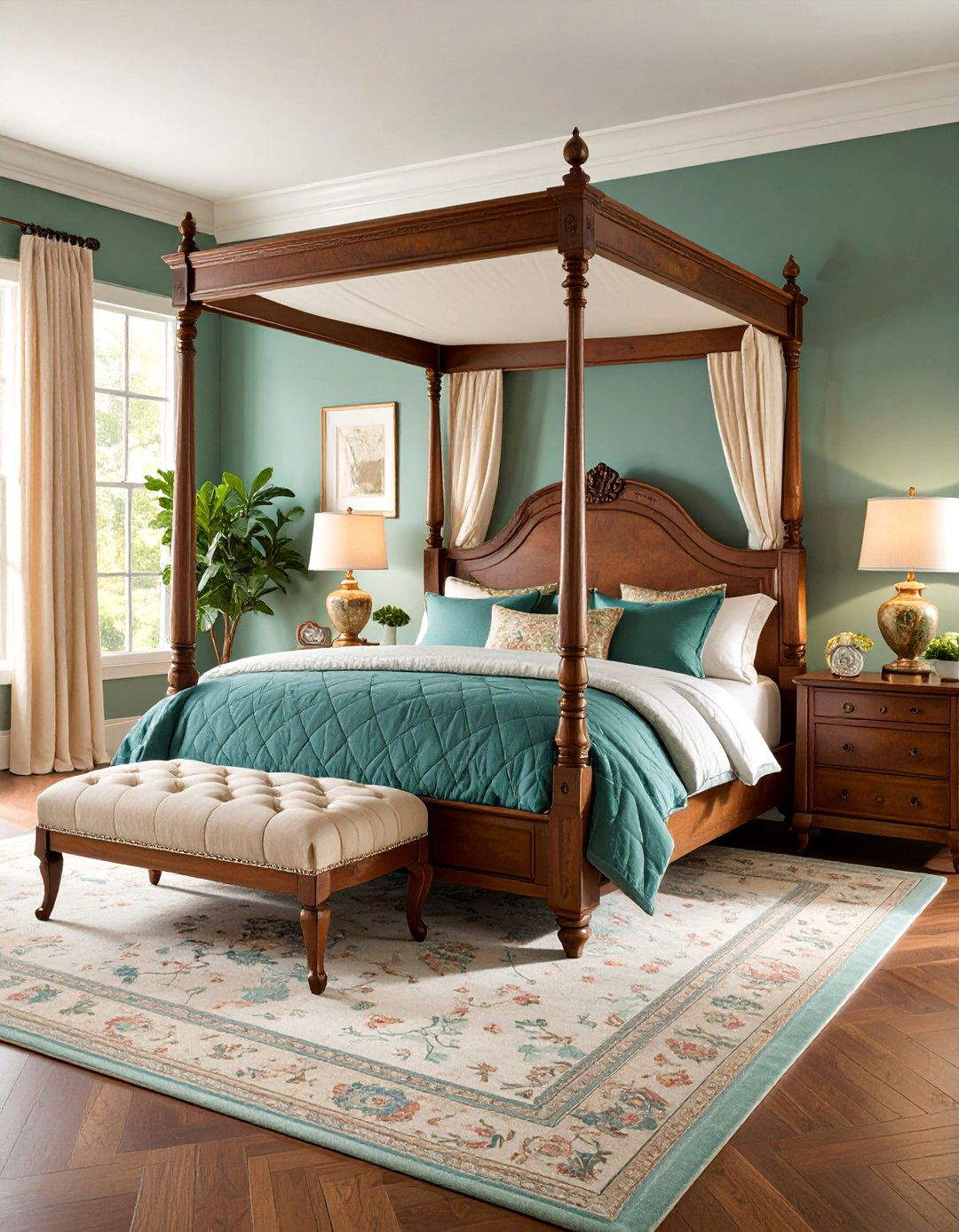 Colonial Revival Traditional Bedroom - 25 Vintage Bedroom Ideas