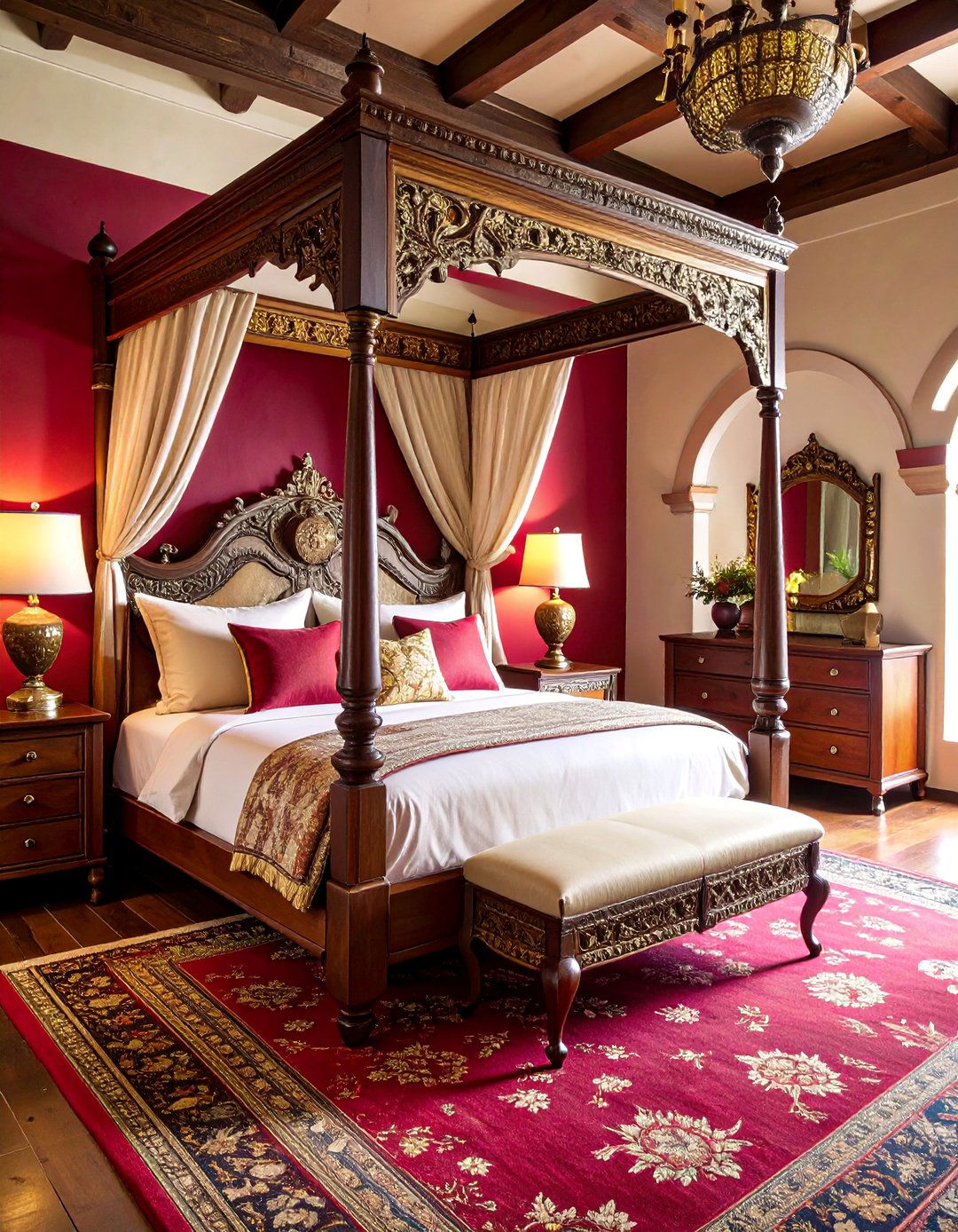 Colonial Spanish Mission Bedroom Style - 25 Mexican Bedroom Ideas