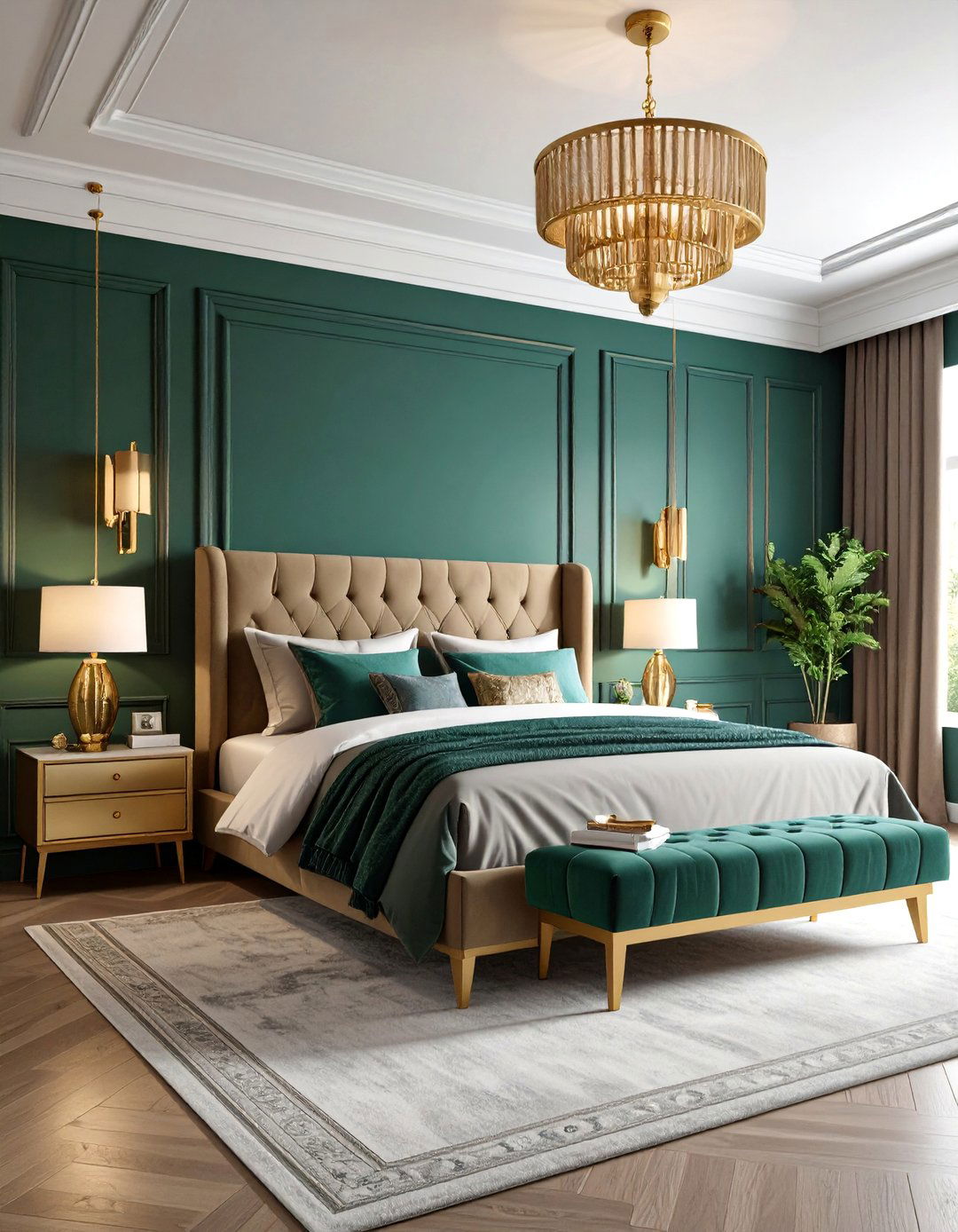 Color Drenched Cocoon - 25 Bedroom Design Ideas